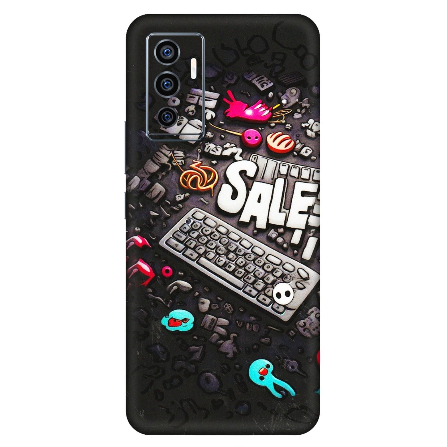 VIVO Z/V/X/T/U/S Series Phone Skins (All Models) - Gadgets Sale - 3D Embossed Finish (L-50) Vivo V23e (5G)