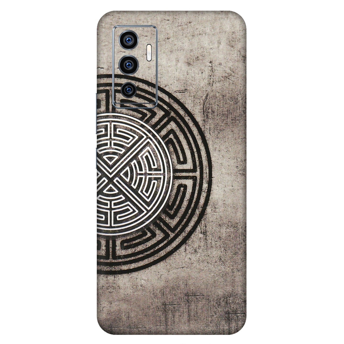 VIVO Z/V/X/T/U/S Series Phone Skins (All Models) - Mysterious Circular Design - 3D Embossed Finish (L-63) Vivo V23e (5G)
