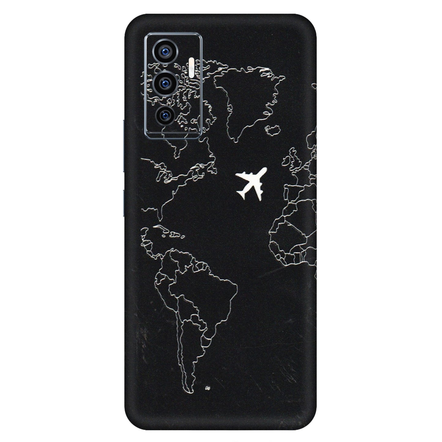 VIVO Z/V/X/T/U/S Series Phone Skins (All Models) - Never Ending Travel - 3D Embossed Finish (L-79) Vivo V23e (5G)
