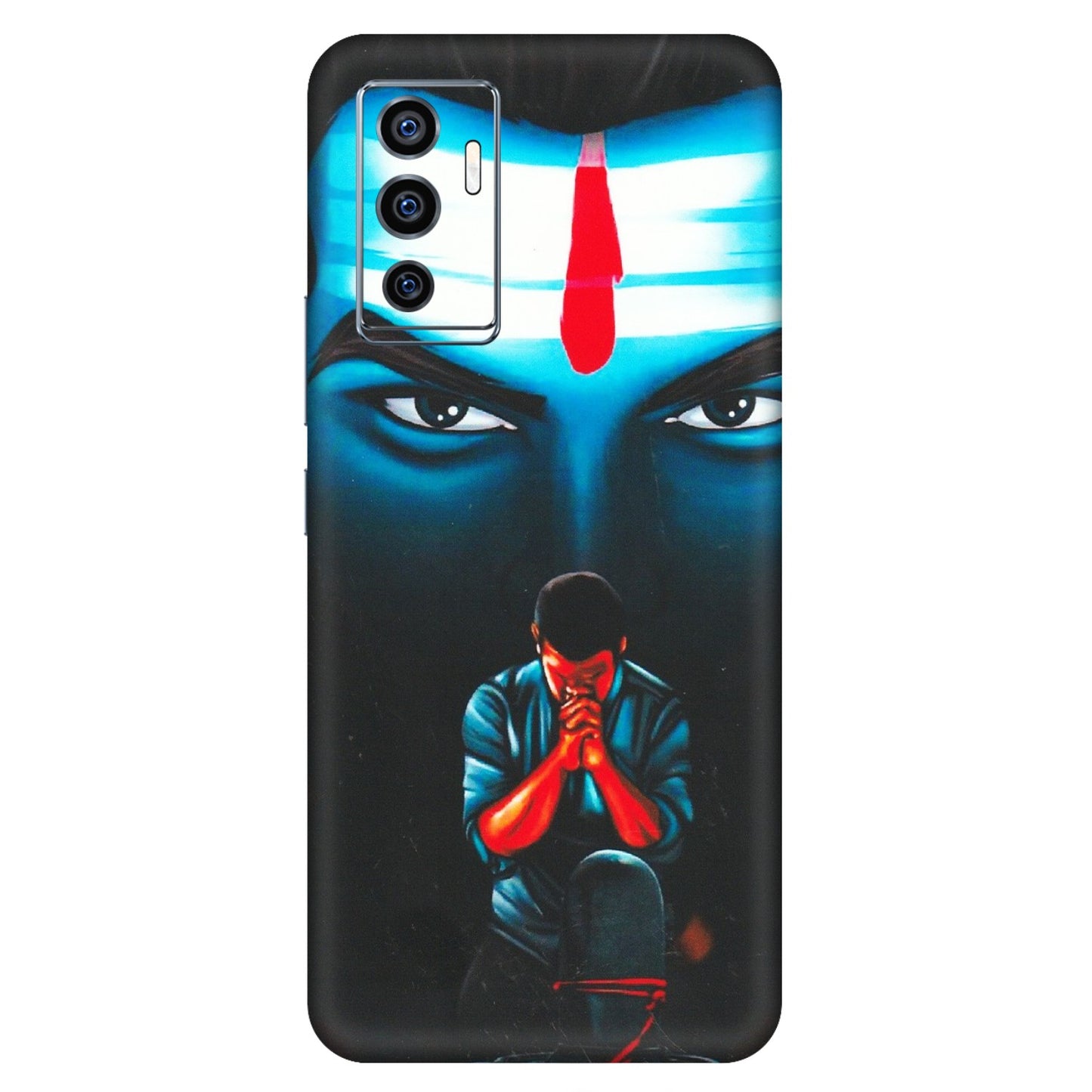 VIVO Z/V/X/T/U/S Series Phone Skins (All Models) - Mahakal Bhakt - Matte Finish (M-112) Vivo V23e (5G)