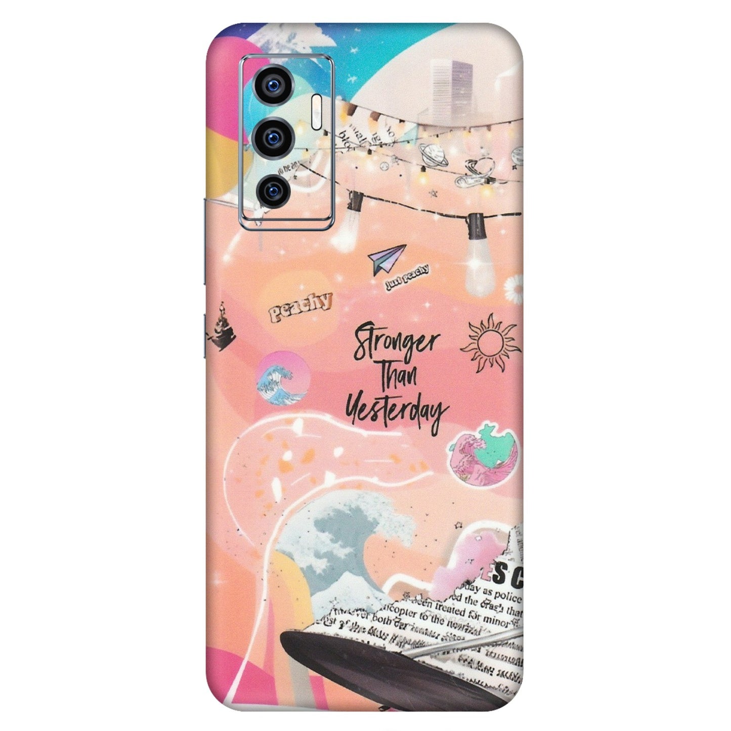 VIVO Z/V/X/T/U/S Series Phone Skins (All Models) - Stronger Then Yesterday - Matte Finish (M-128) Vivo V23e (5G)
