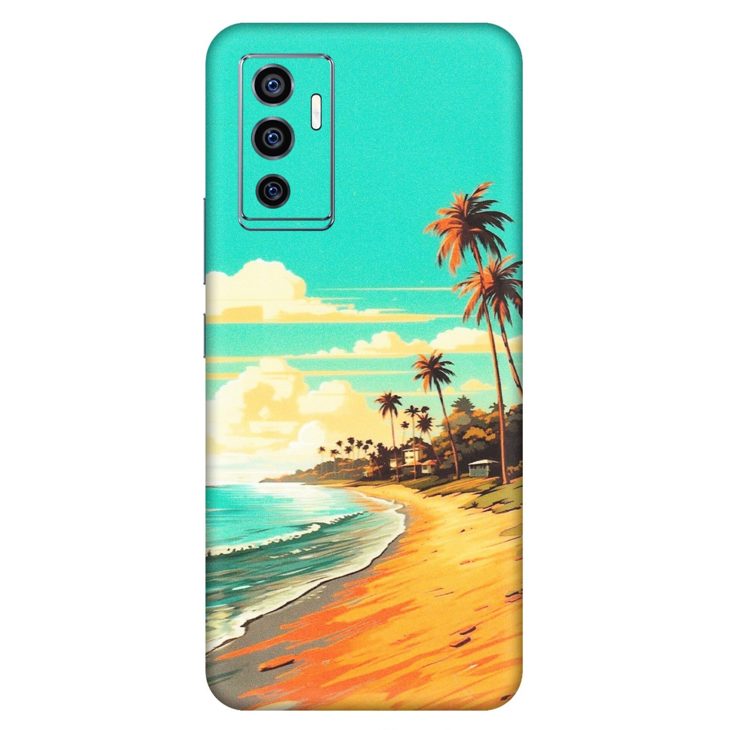VIVO Z/V/X/T/U/S Series Phone Skins (All Models) - Miami Beach - Matte Finish (M-136) Vivo V23e (5G)