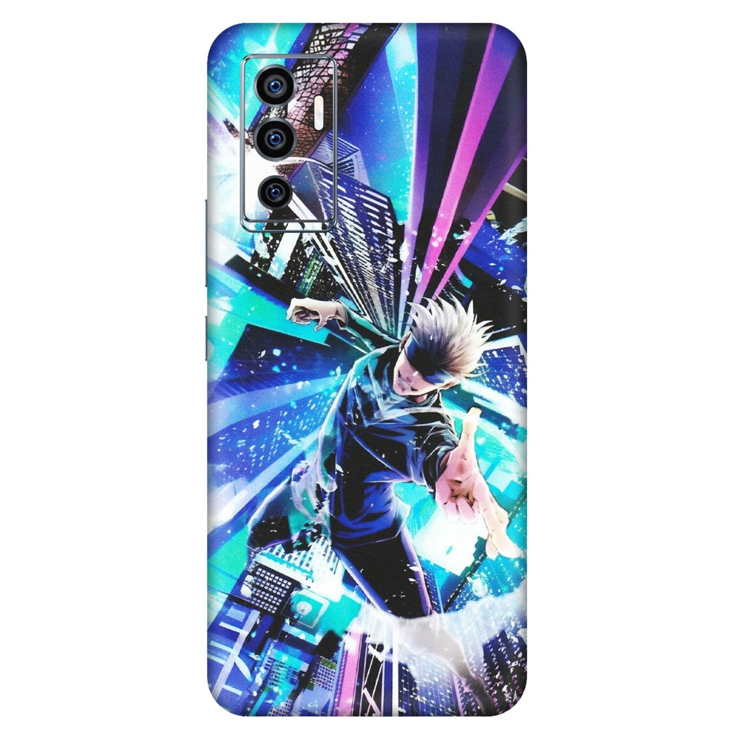 VIVO Z/V/X/T/U/S Series Phone Skins (All Models) - Manga Action Jujustu Kaisen Anime - Matte Finish (M-155) Vivo V23e (5G)