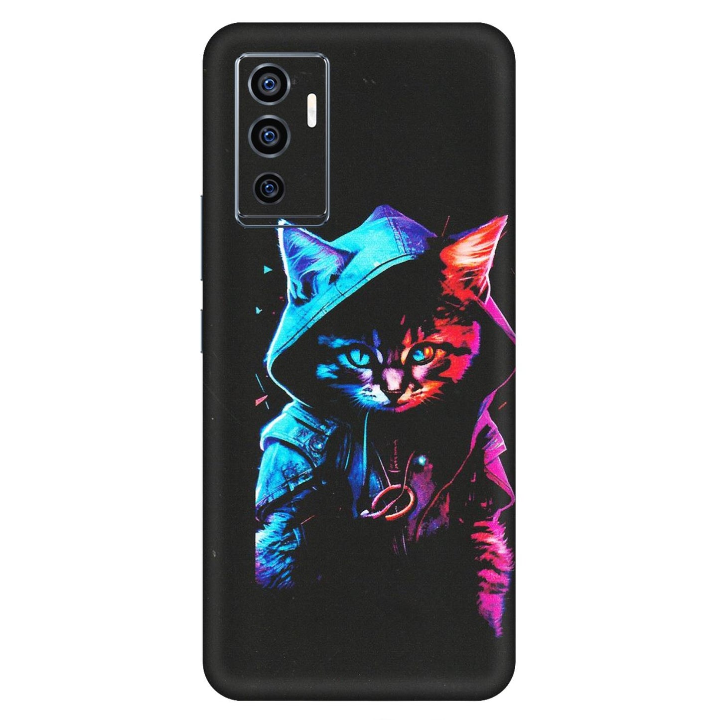 VIVO Z/V/X/T/U/S Series Phone Skins (All Models) - Cyberpunk Cat - Matte Finish (M-45) Vivo V23e (5G)