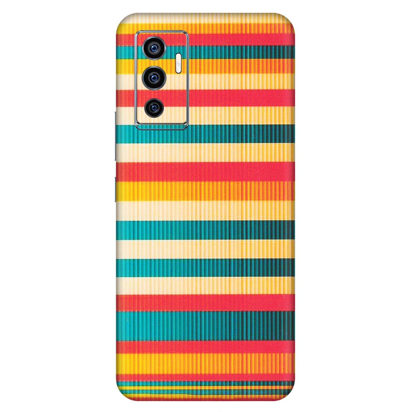 VIVO Z/V/X/T/U/S Series Phone Skins (All Models) - Colourful Stripes Soothing Effect - Matte Finish (M-86) Vivo V23e (5G)
