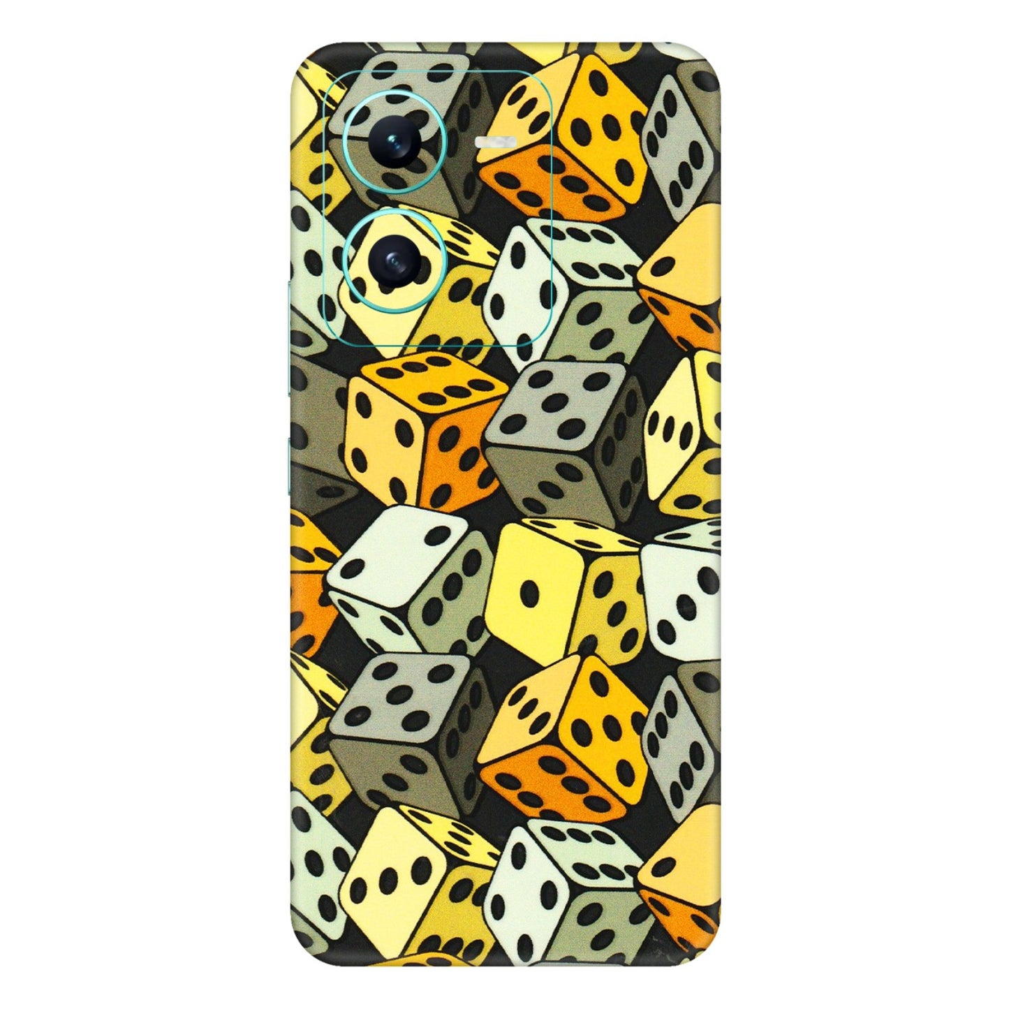 VIVO Z/V/X/T/U/S Series Phone Skins (All Models) - Dices Of Life - 3D Embossed Finish (L-04) Vivo V25 (5G)