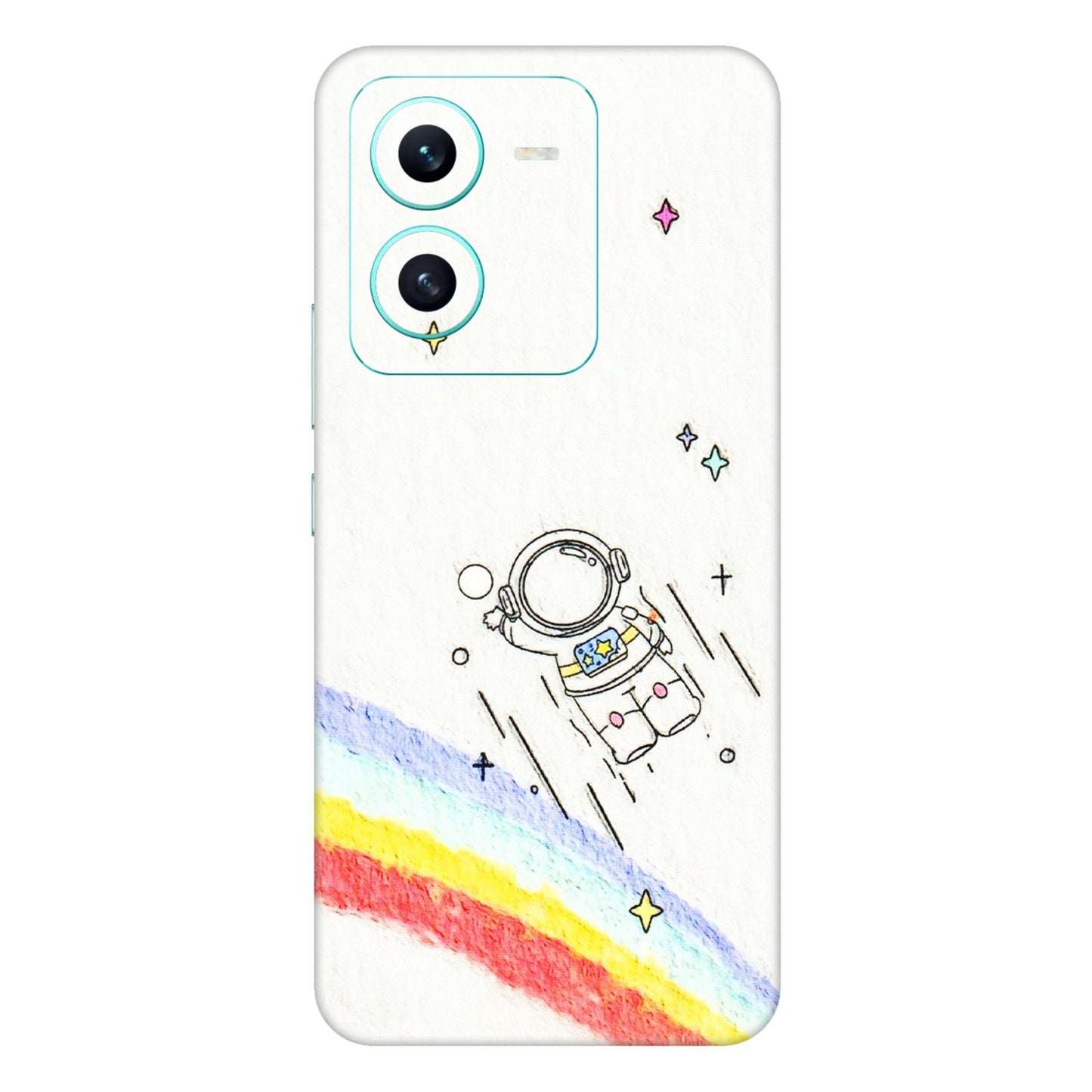 VIVO Z/V/X/T/U/S Series Phone Skins (All Models) - Milkyway Astronaut - 3D Embossed Finish (L-110) Vivo V25 (5G)