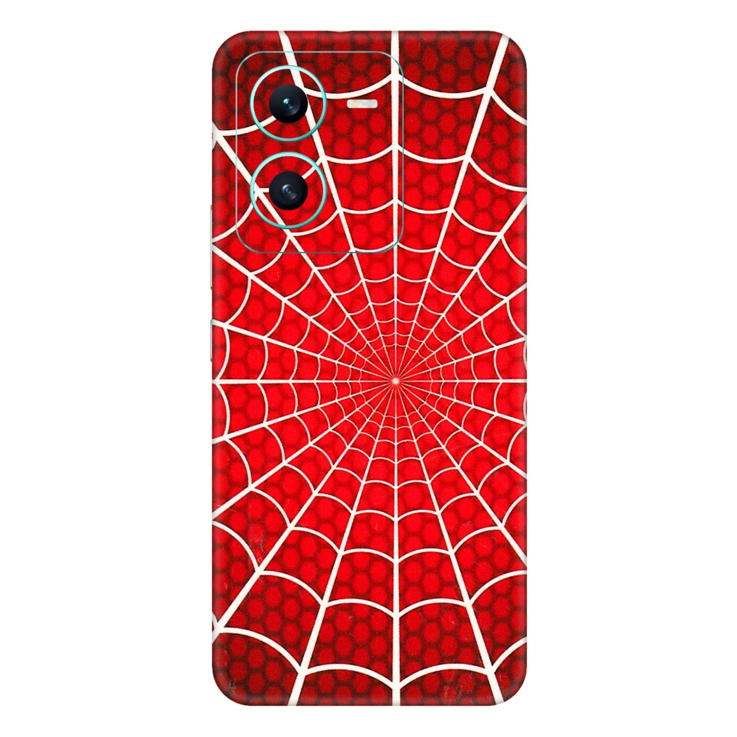 VIVO Z/V/X/T/U/S Series Phone Skins (All Models) - Classic Spidey Web - 3D Embossed Finish (L-115) Vivo V25 (5G)