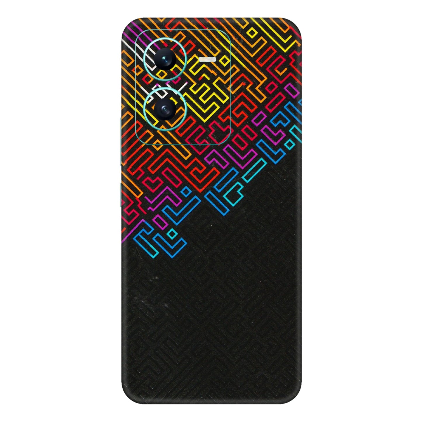 VIVO Z/V/X/T/U/S Series Phone Skins (All Models) - Dotme Pattern Art - 3D Embossed Finish (L-121) Vivo V25 (5G)