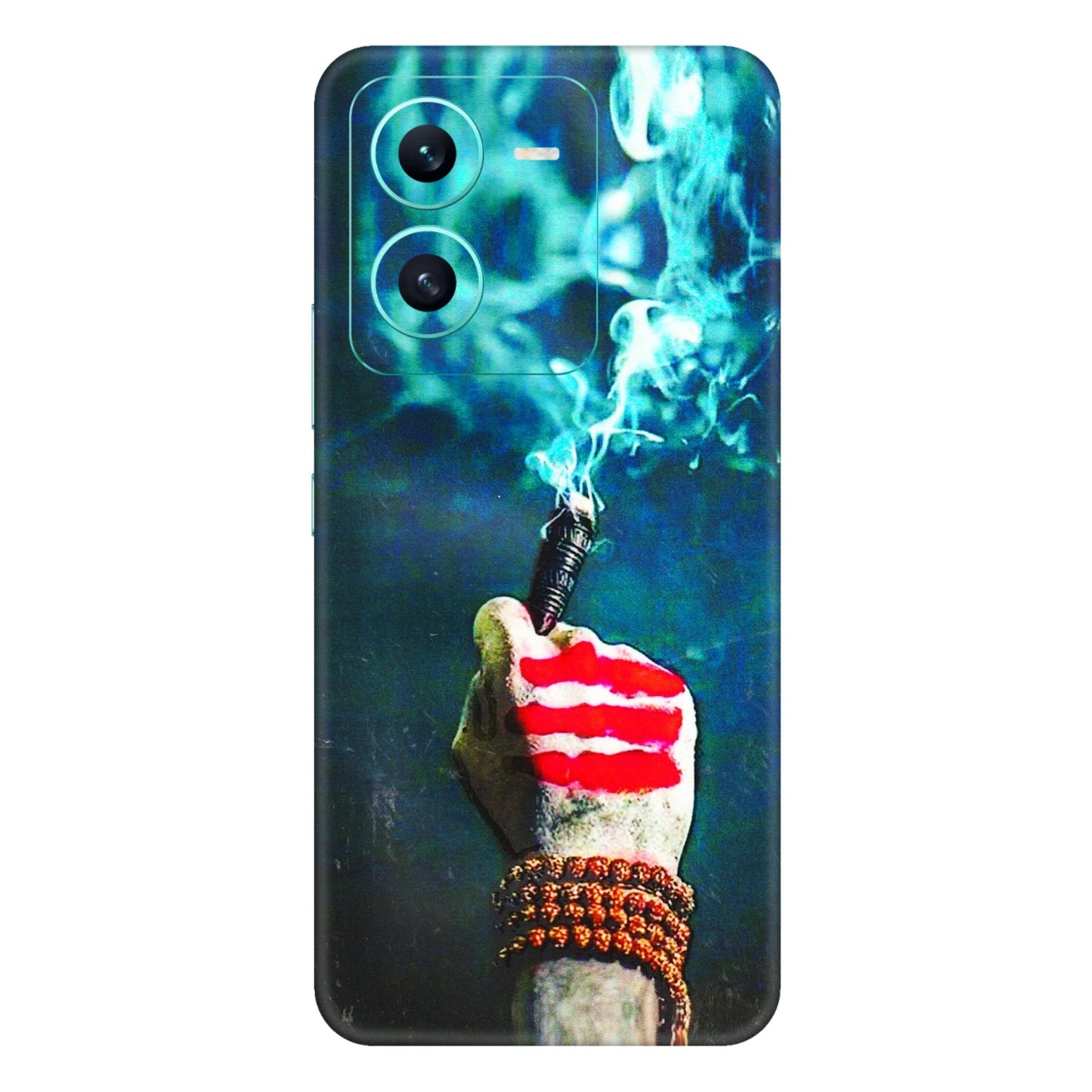 VIVO Z/V/X/T/U/S Series Phone Skins (All Models) - Mahadev Bhakt - 3D Embossed Finish (L-146) Vivo V25 (5G)