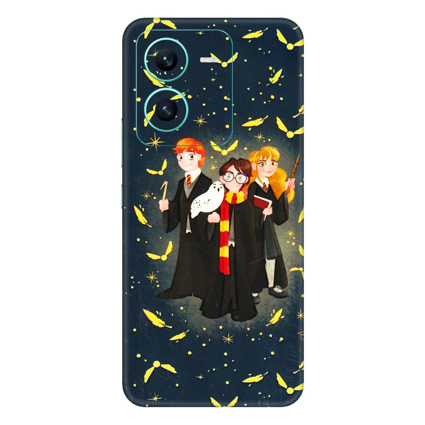 VIVO Z/V/X/T/U/S Series Phone Skins (All Models) - Harry Potter - 3D Embossed Finish (L-183) Vivo V25 (5G)