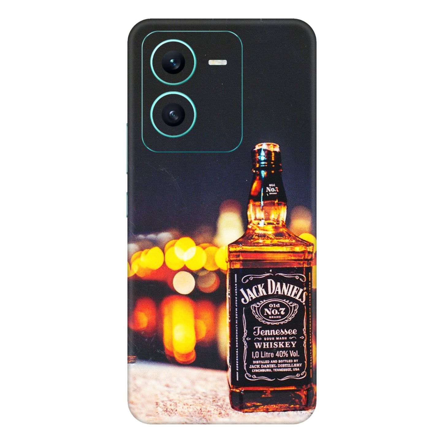 VIVO Z/V/X/T/U/S Series Phone Skins (All Models) - JD Whiskey Bottle - 3D Embossed Finish (L-20) Vivo V25 (5G)
