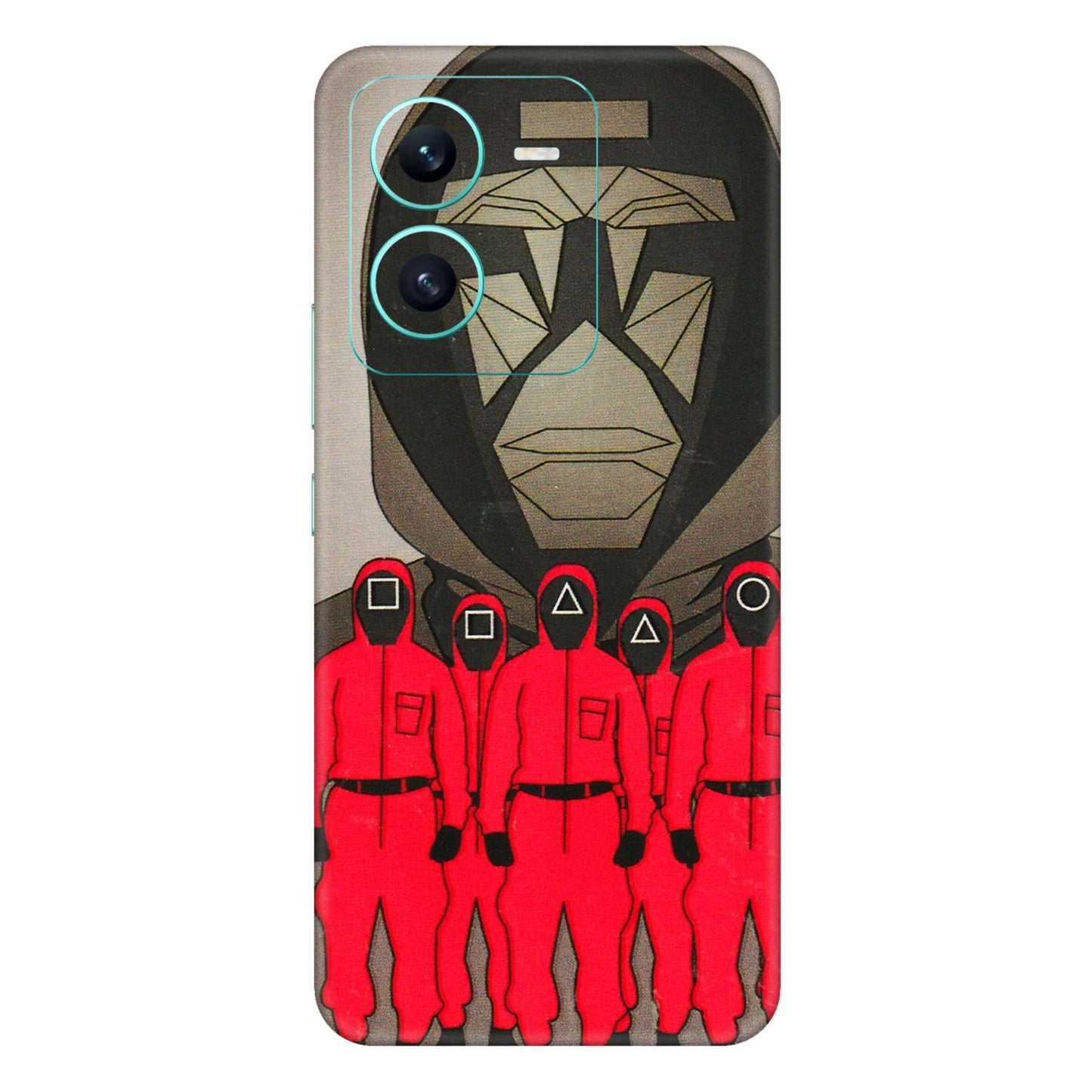 VIVO Z/V/X/T/U/S Series Phone Skins (All Models) - Squid Game Hero - 3D Embossed Finish (L-245) Vivo V25 (5G)