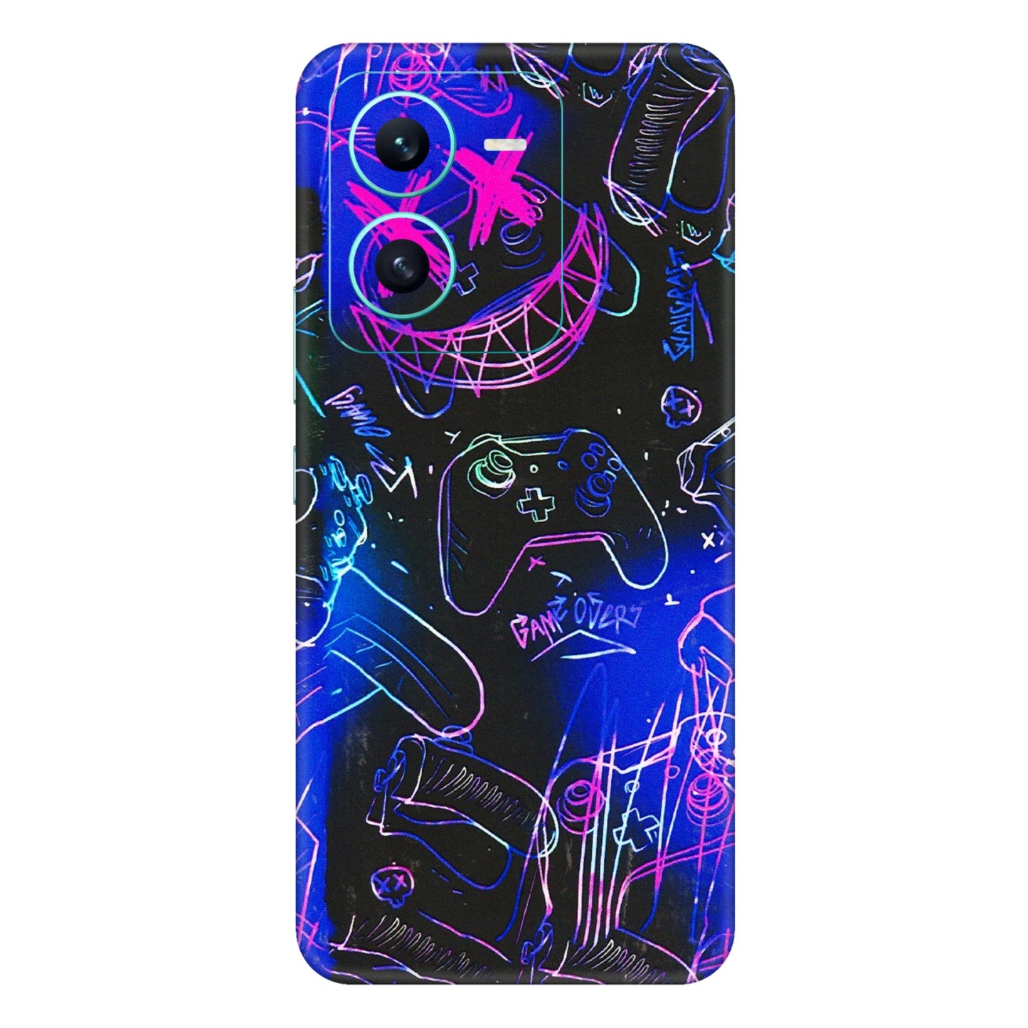 VIVO Z/V/X/T/U/S Series Phone Skins (All Models) - Gamers Paradise - 3D Embossed Finish (L-258) Vivo V25 (5G)