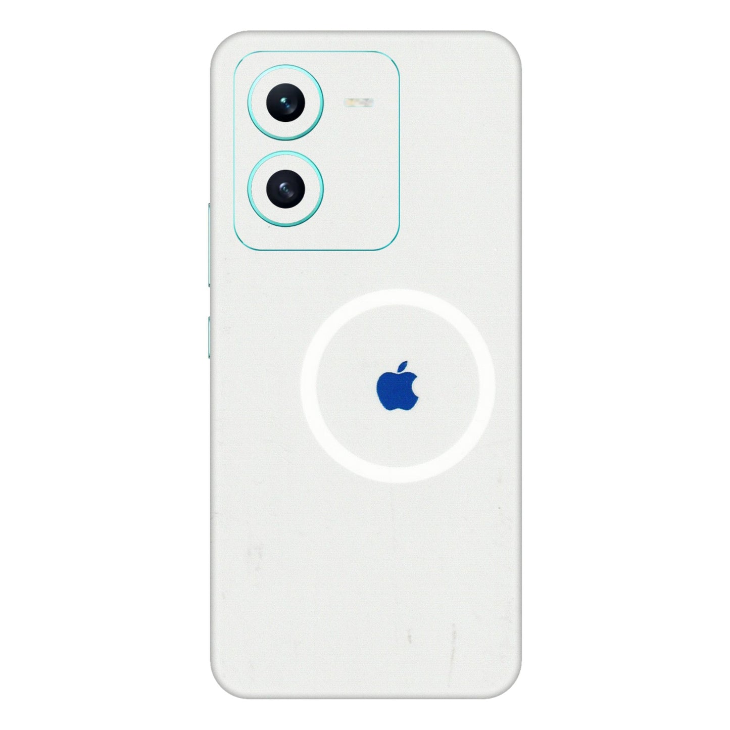 VIVO Z/V/X/T/U/S Series Phone Skins (All Models) - iPhone Magsafe Logo - 3D Embossed Finish (L-320) Vivo V25 (5G)