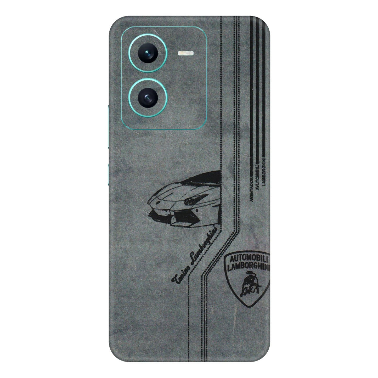 VIVO Z/V/X/T/U/S Series Phone Skins (All Models) - New Lamborgini Aventador - 3D Embossed Finish (L-321) Vivo V25 (5G)