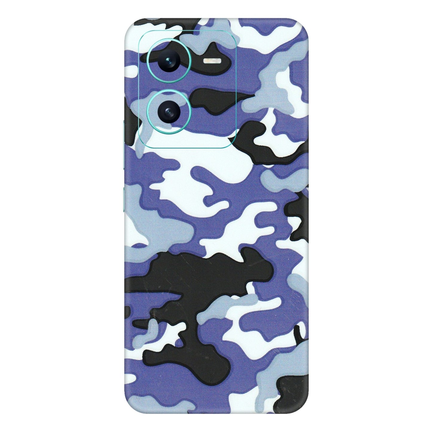 VIVO Z/V/X/T/U/S Series Phone Skins (All Models) - Powerfull Military Camoflauge - 3D Embossed Finish (L-49) Vivo V25 (5G)