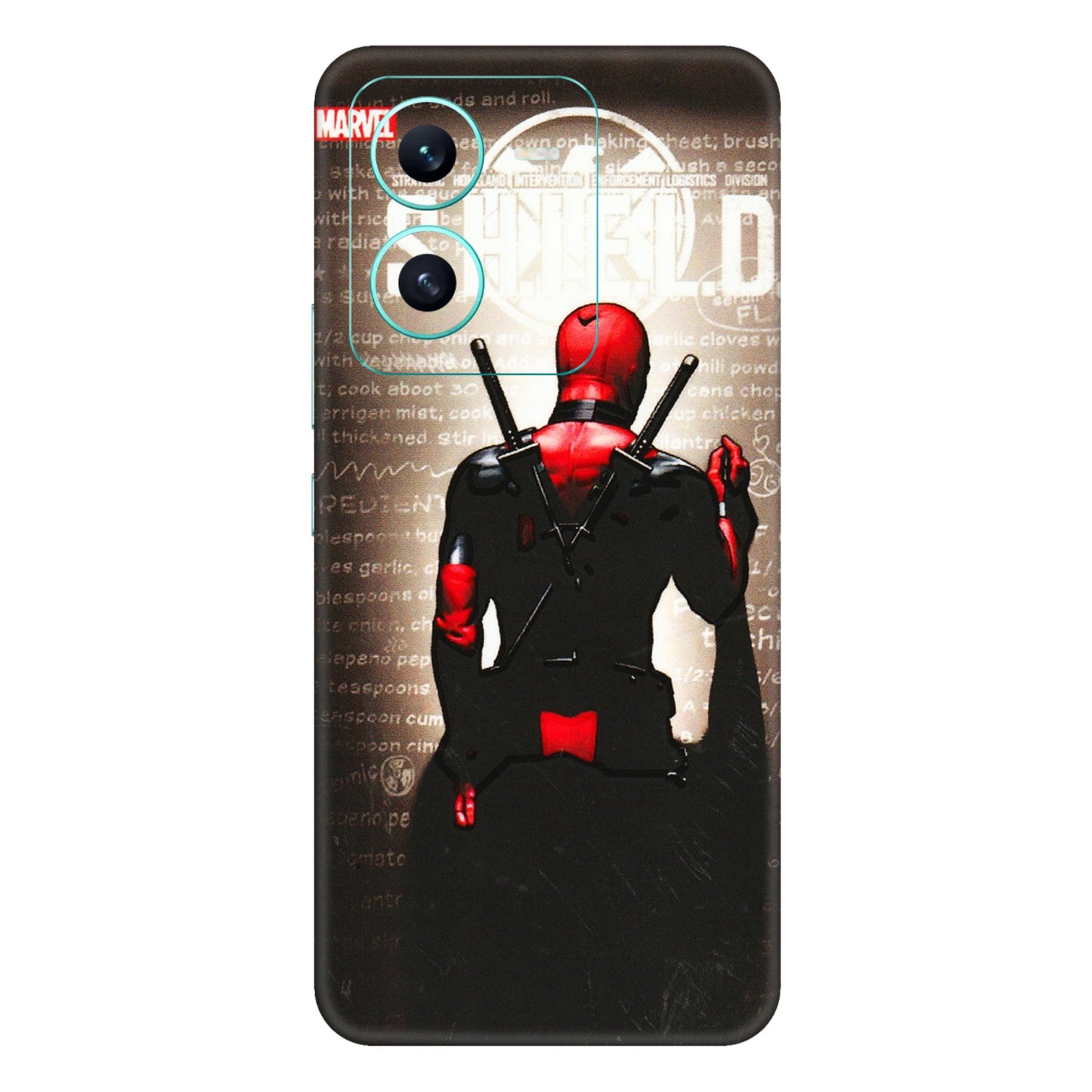 VIVO Z/V/X/T/U/S Series Phone Skins (All Models) - Deadpool - 3D Embossed Finish (L-56) Vivo V25 (5G)