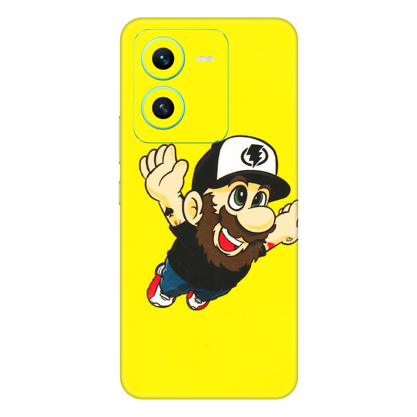 VIVO Z/V/X/T/U/S Series Phone Skins (All Models) - Flying Beardo - 3D Embossed Finish (L-60) Vivo V25 (5G)