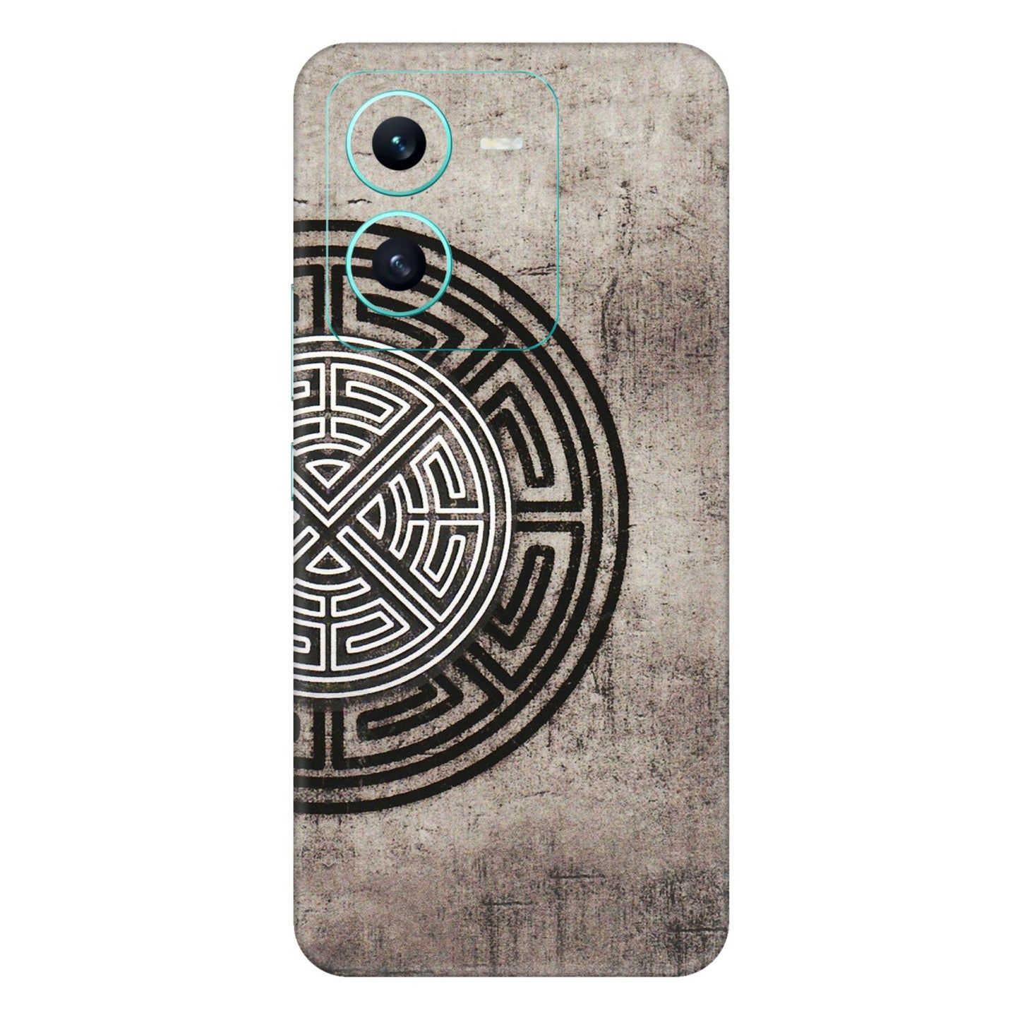 VIVO Z/V/X/T/U/S Series Phone Skins (All Models) - Mysterious Circular Design - 3D Embossed Finish (L-63) Vivo V25 (5G)