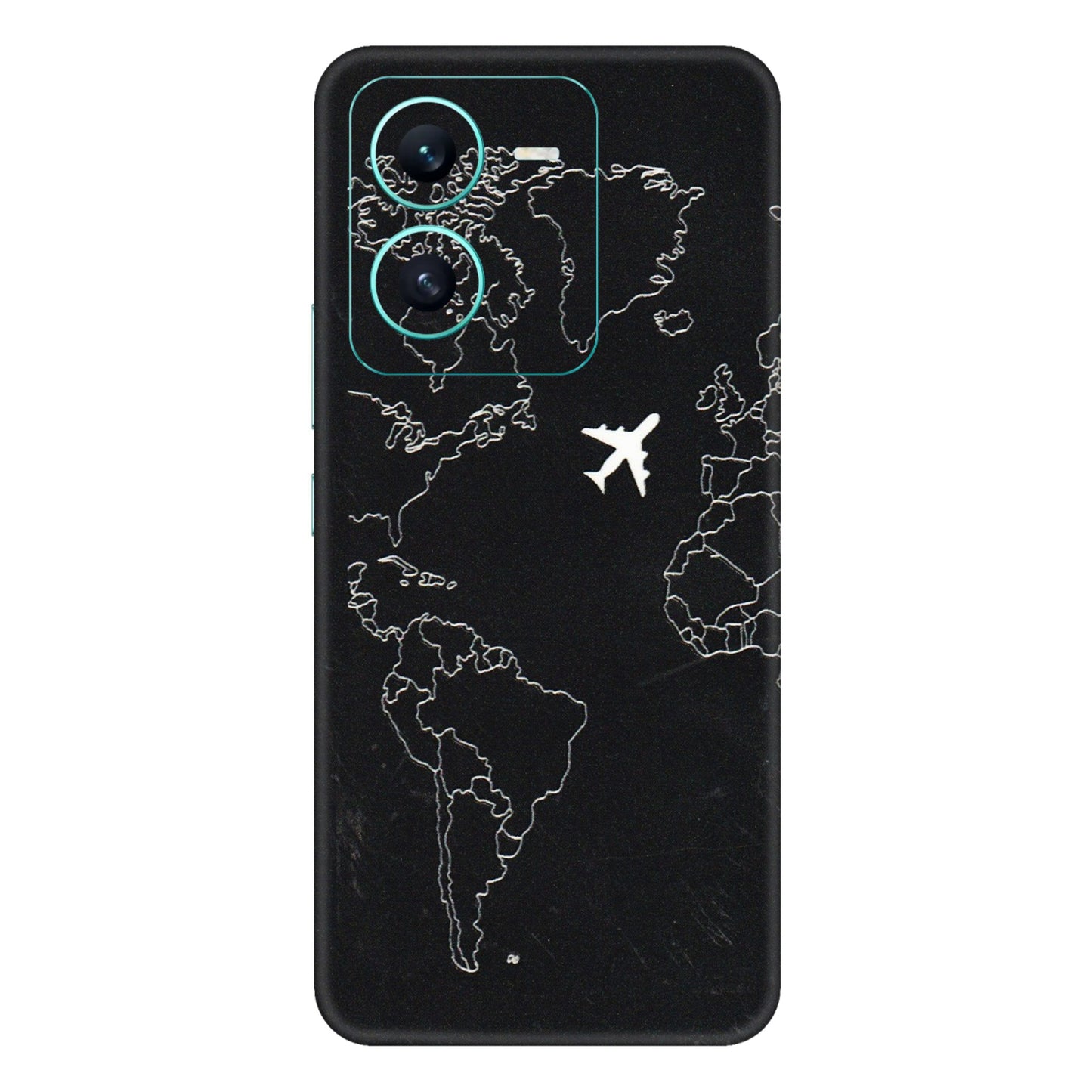 VIVO Z/V/X/T/U/S Series Phone Skins (All Models) - Never Ending Travel - 3D Embossed Finish (L-79) Vivo V25 (5G)