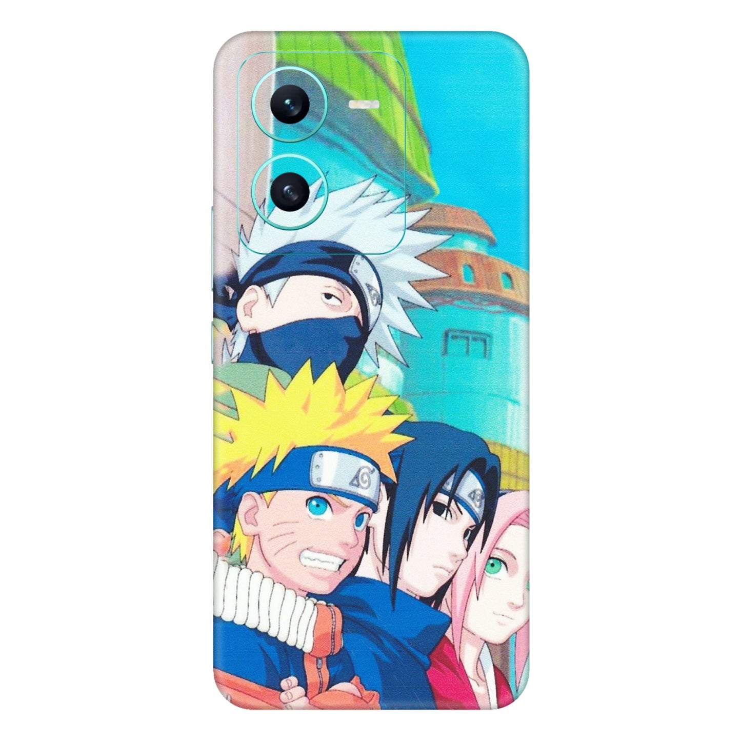 VIVO Z/V/X/T/U/S Series Phone Skins (All Models) - Team Minato And Kakashi - Matte Finish (M-101) Vivo V25 (5G)