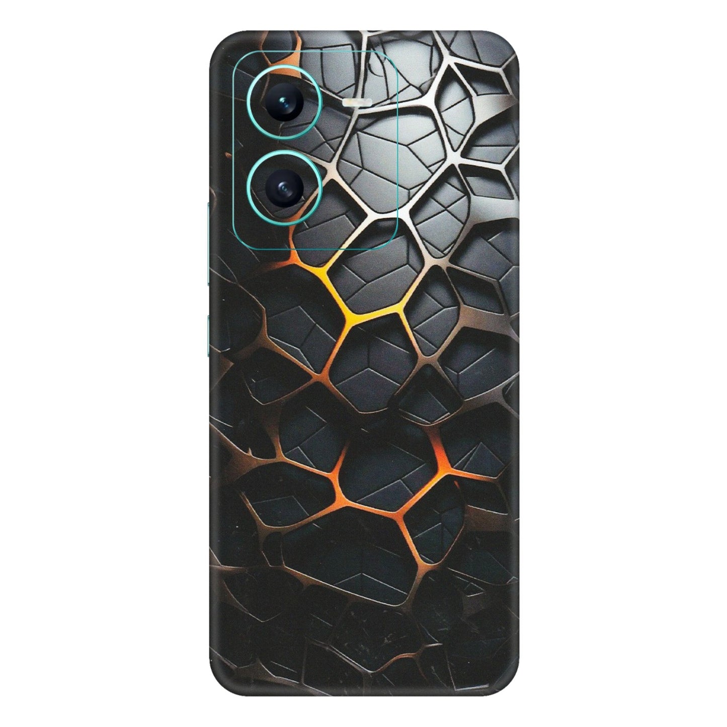 VIVO Z/V/X/T/U/S Series Phone Skins (All Models) - New Abstract Graphite Tiles - Matte Finish (M-130) Vivo V25 (5G)