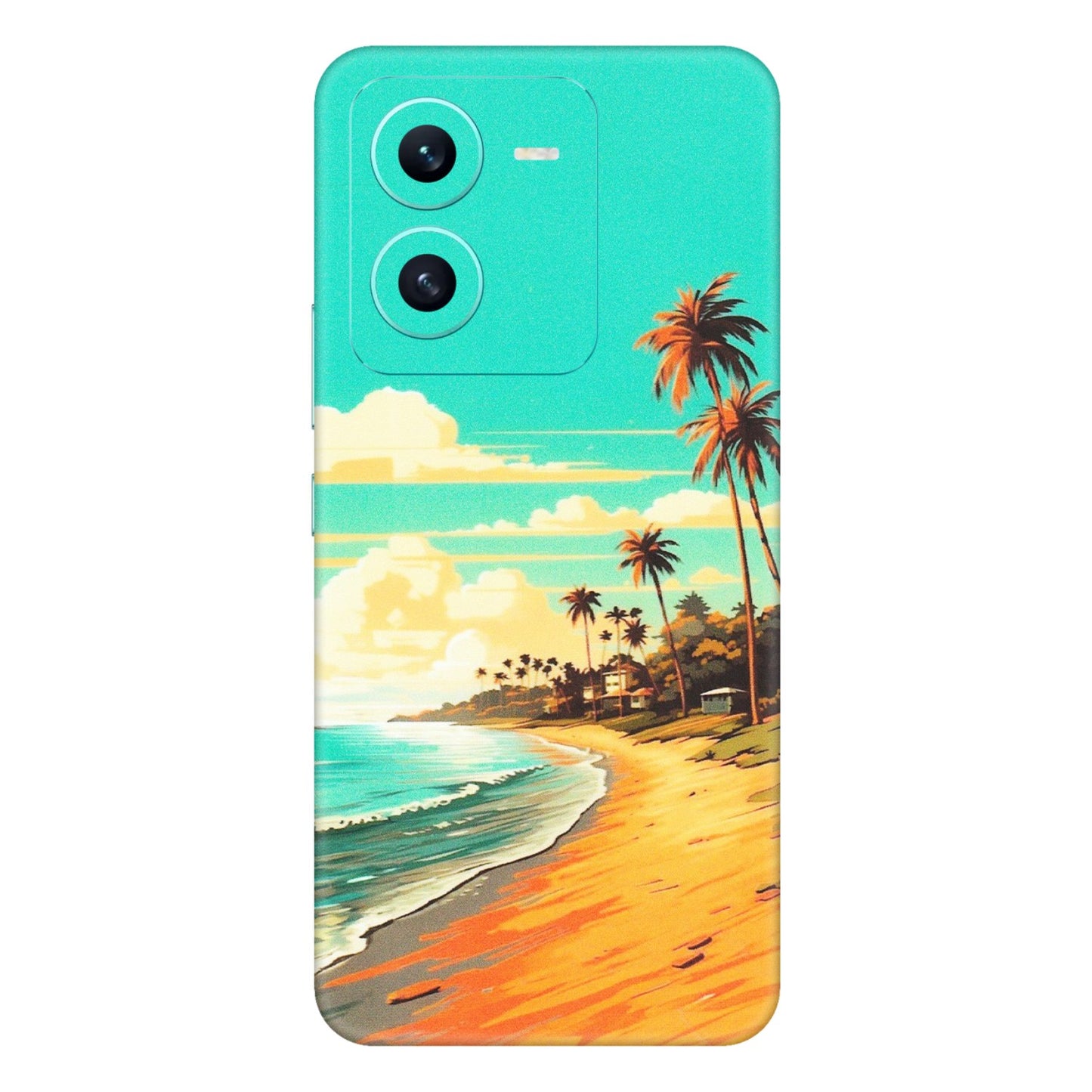 VIVO Z/V/X/T/U/S Series Phone Skins (All Models) - Miami Beach - Matte Finish (M-136) Vivo V25 (5G)