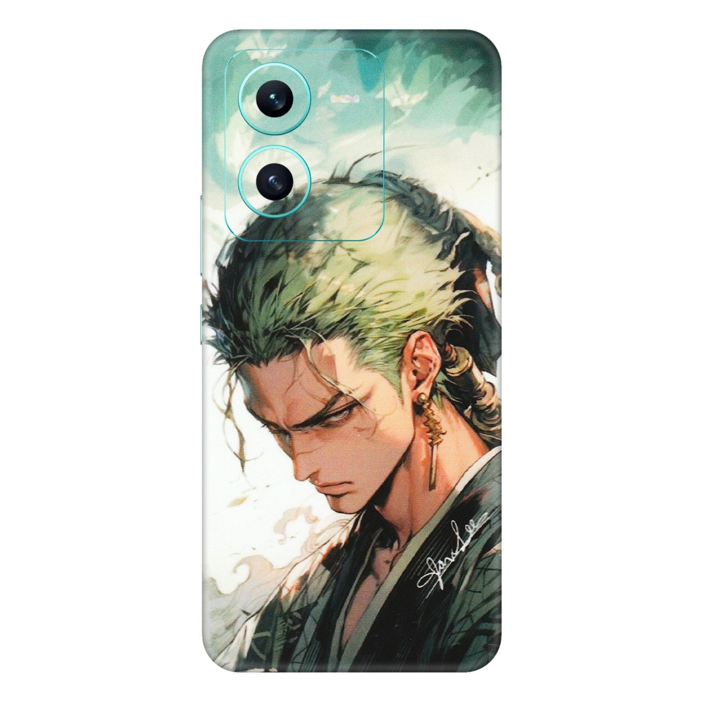 VIVO Z/V/X/T/U/S Series Phone Skins (All Models) - New Roronoa Zoro One Picece Anime - Matte Finish (M-140) Vivo V25 (5G)