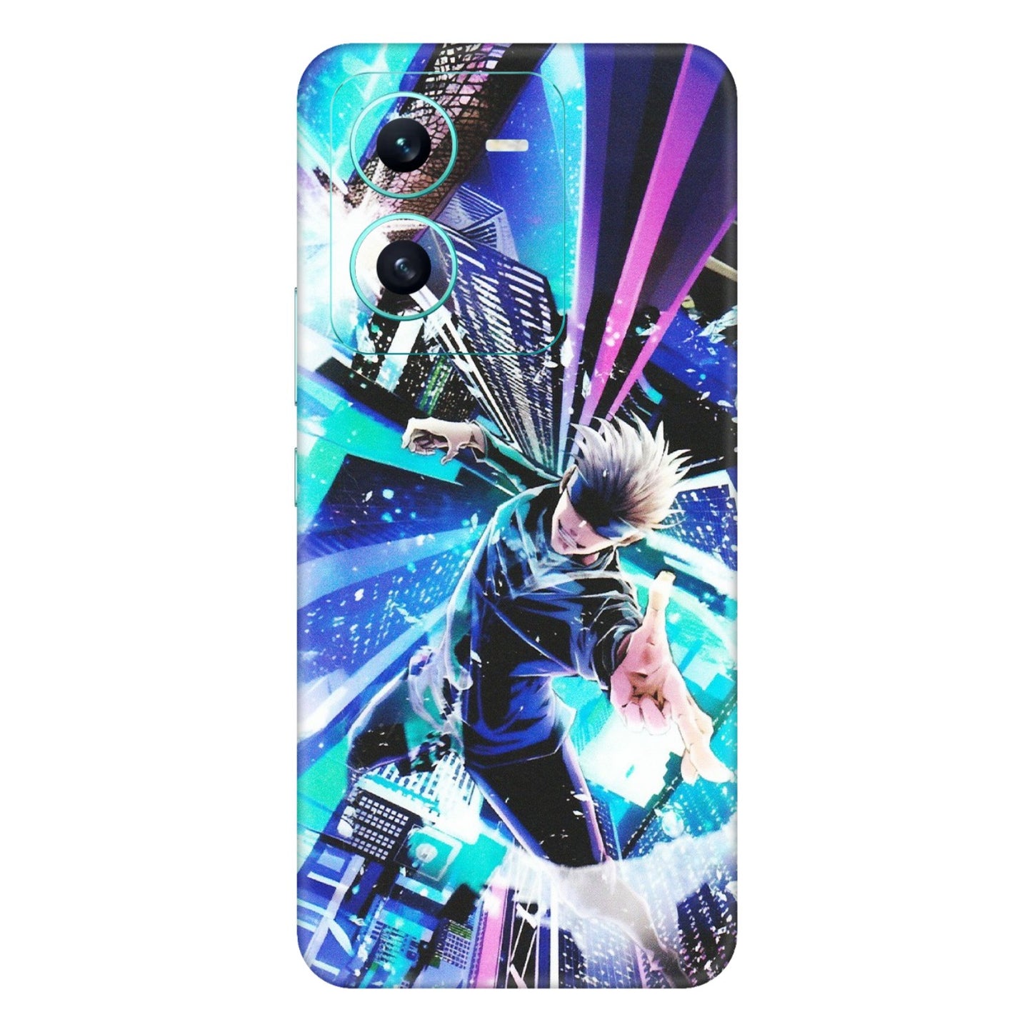 VIVO Z/V/X/T/U/S Series Phone Skins (All Models) - Manga Action Jujustu Kaisen Anime - Matte Finish (M-155) Vivo V25 (5G)
