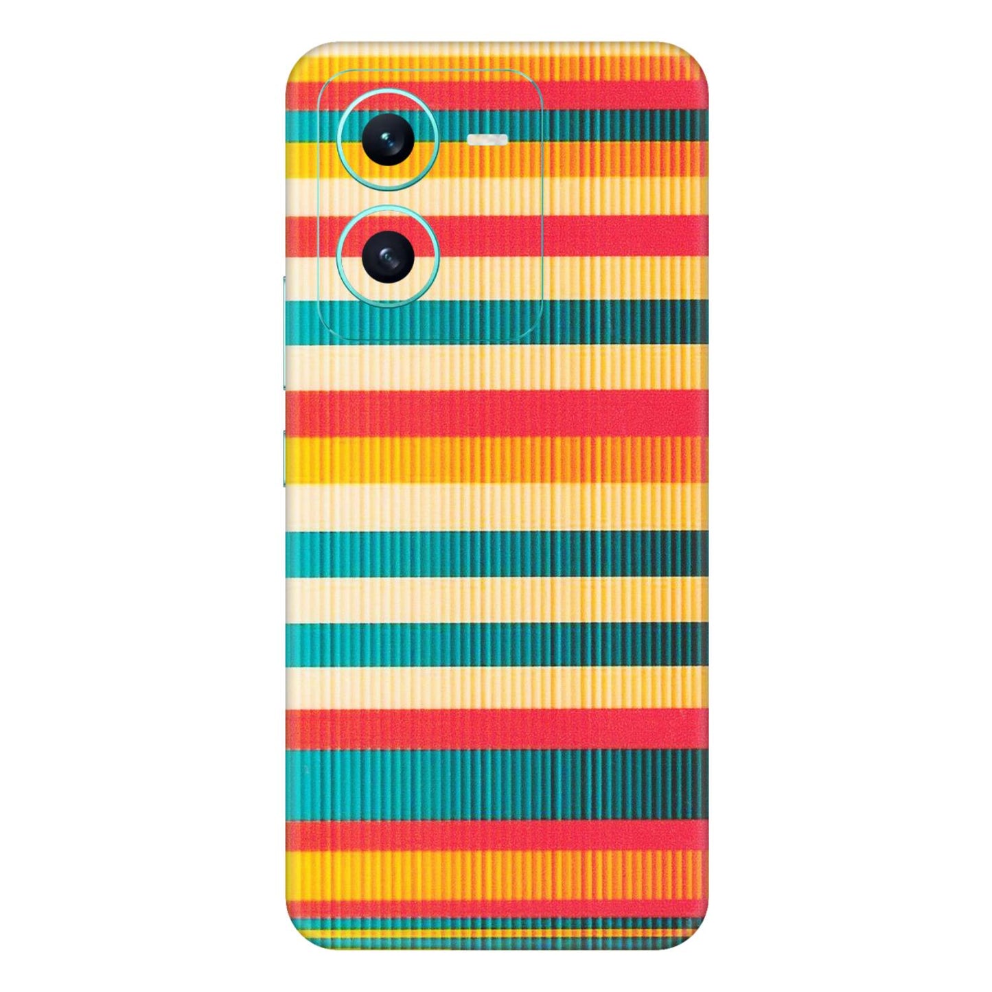 VIVO Z/V/X/T/U/S Series Phone Skins (All Models) - Colourful Stripes Soothing Effect - Matte Finish (M-86) Vivo V25 (5G)