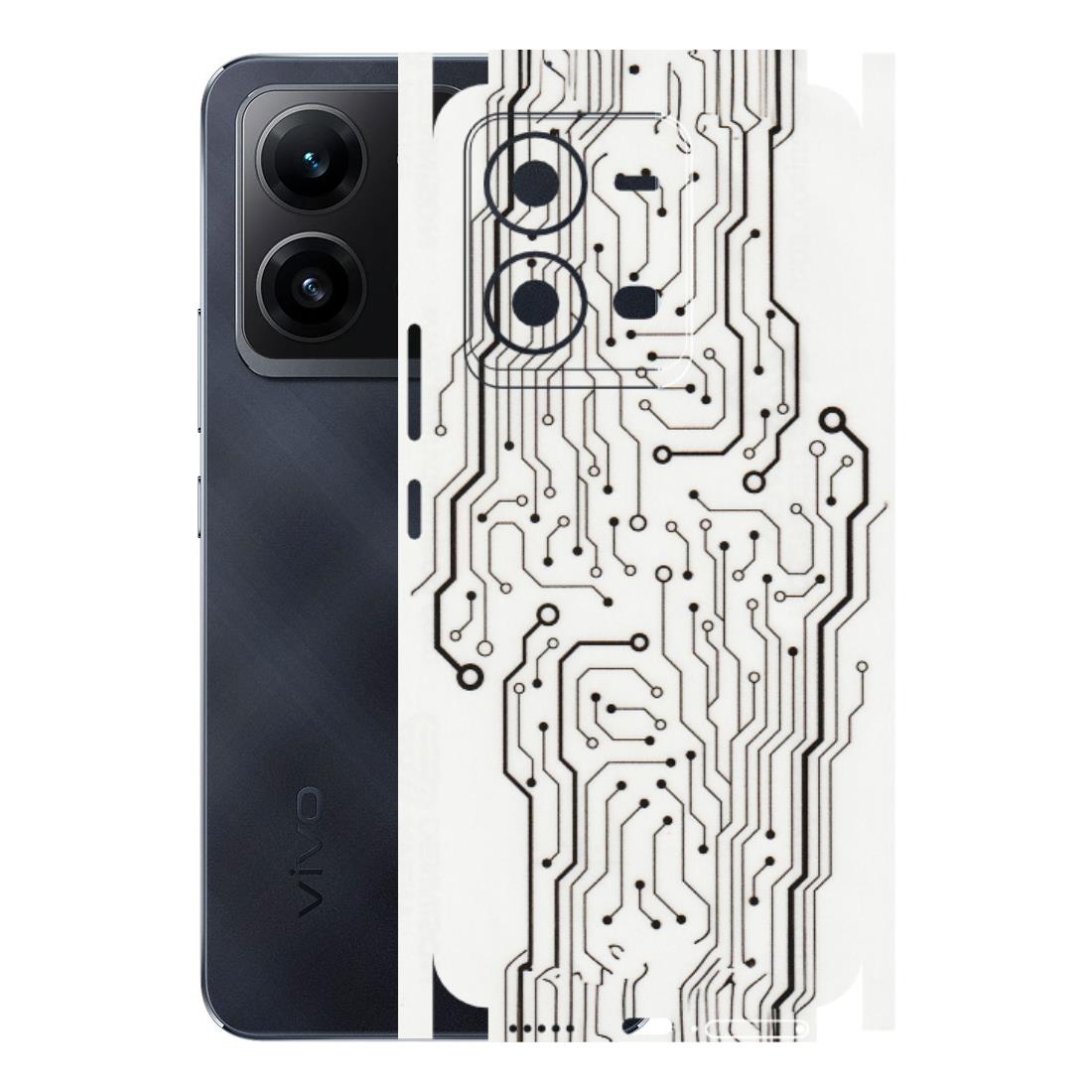 VIVO Z/V/X/T/U/S Series Phone Skins (All Models) - Tech Circuits - Transparent Finish (T-03) Vivo V25 (5G)