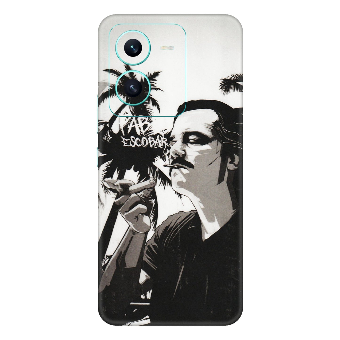 VIVO Z/V/X/T/U/S Series Phone Skins (All Models) - Pab Escobar - Transparent Finish (T-05) Vivo V25 (5G)