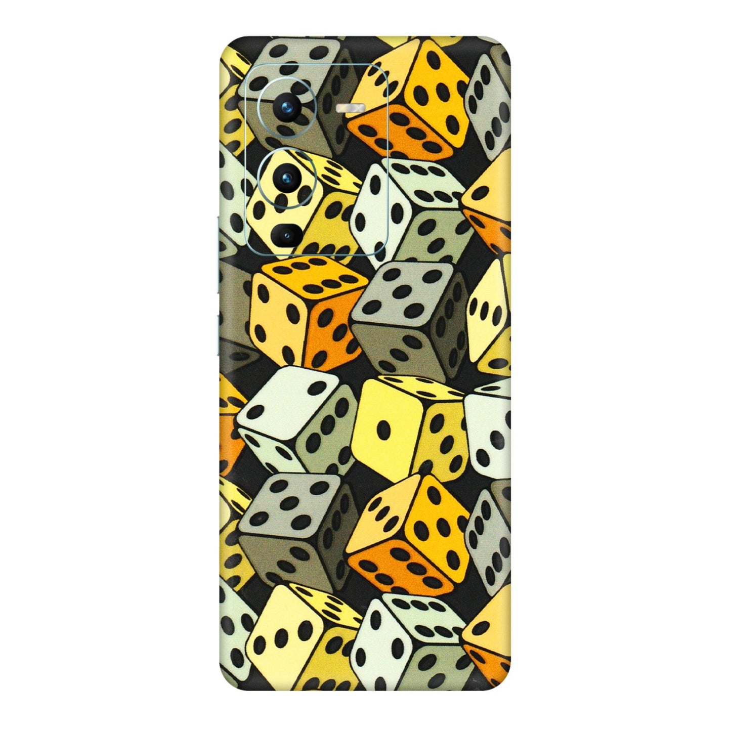 VIVO Z/V/X/T/U/S Series Phone Skins (All Models) - Dices Of Life - 3D Embossed Finish (L-04) Vivo V25 Pro