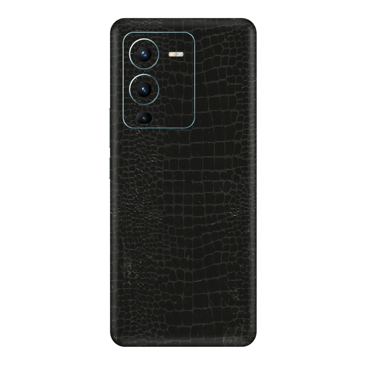 VIVO Z/V/X/T/U/S Series Phone Skins (All Models) - Snake Leather Black - 3D Embossed Finish (L-107) Vivo V25 Pro