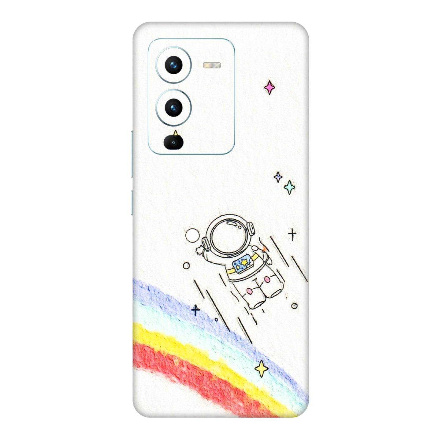 VIVO Z/V/X/T/U/S Series Phone Skins (All Models) - Milkyway Astronaut - 3D Embossed Finish (L-110) Vivo V25 Pro