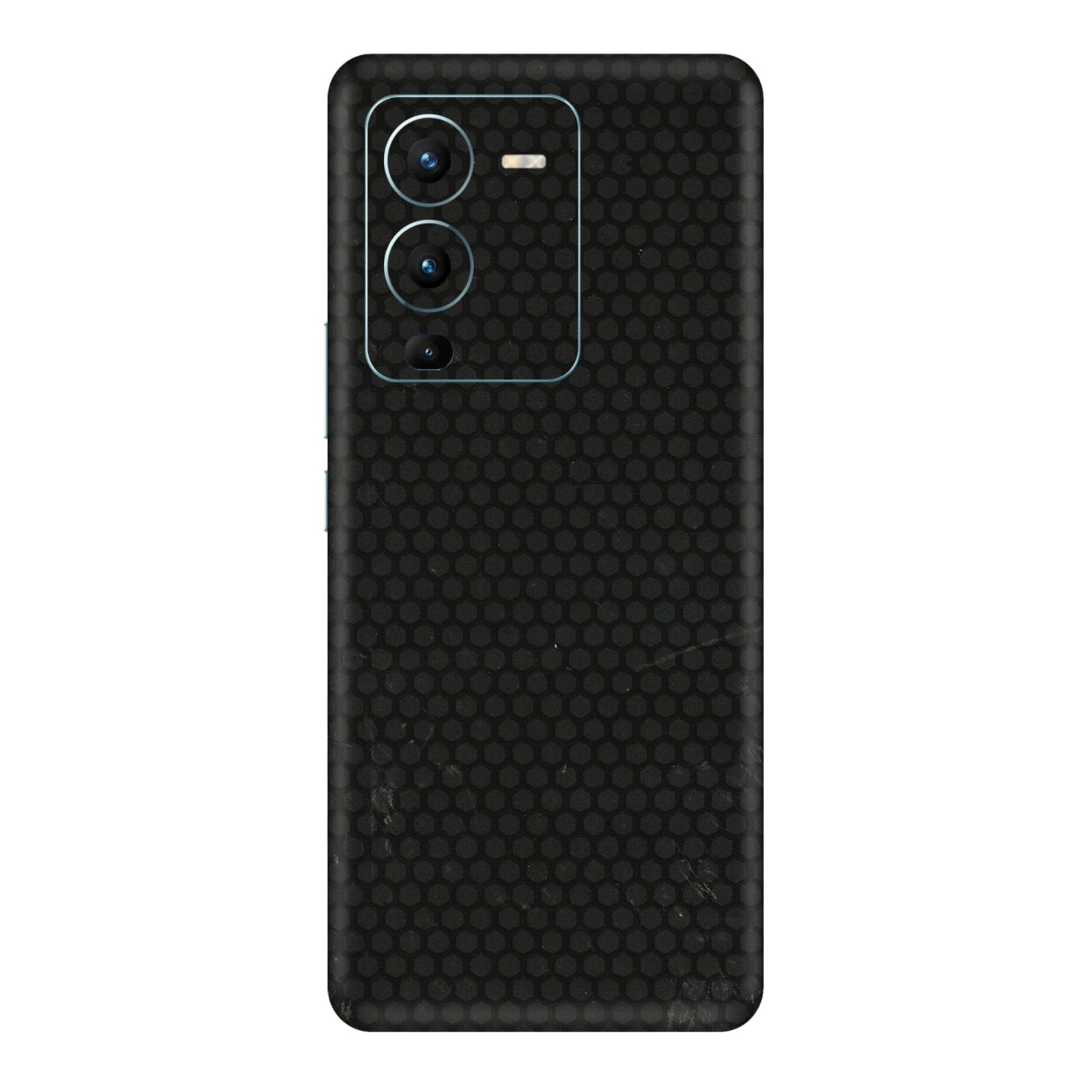 VIVO Z/V/X/T/U/S Series Phone Skins (All Models) - Black honeycomb - 3D Embossed Finish (L-114) Vivo V25 Pro