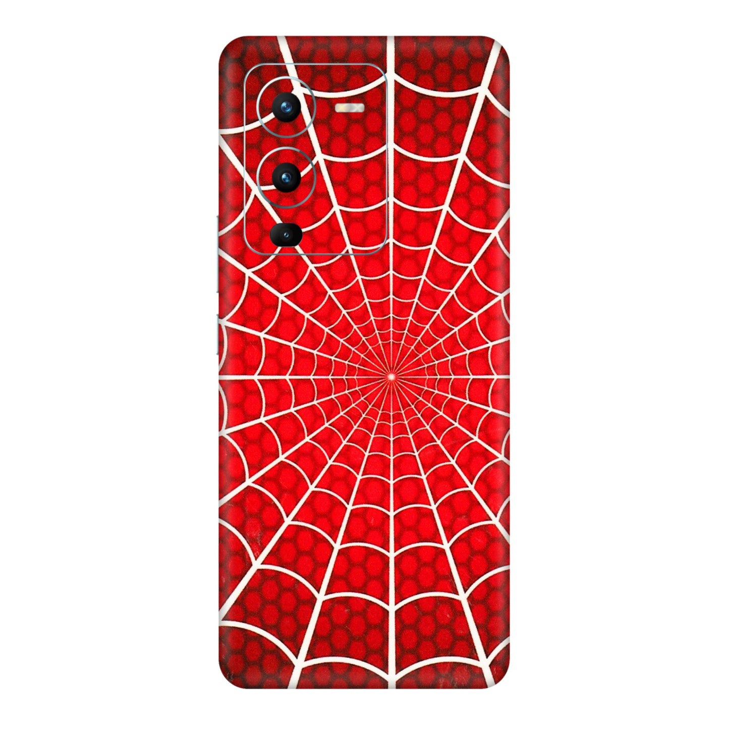 VIVO Z/V/X/T/U/S Series Phone Skins (All Models) - Classic Spidey Web - 3D Embossed Finish (L-115) Vivo V25 Pro