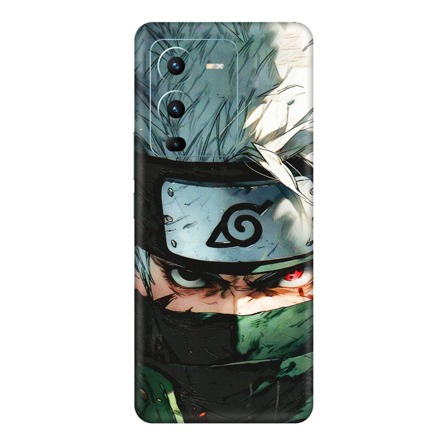 VIVO Z/V/X/T/U/S Series Phone Skins (All Models) - Kakashi Red Eye Focus - 3D Embossed Finish (L-227) Vivo V25 Pro