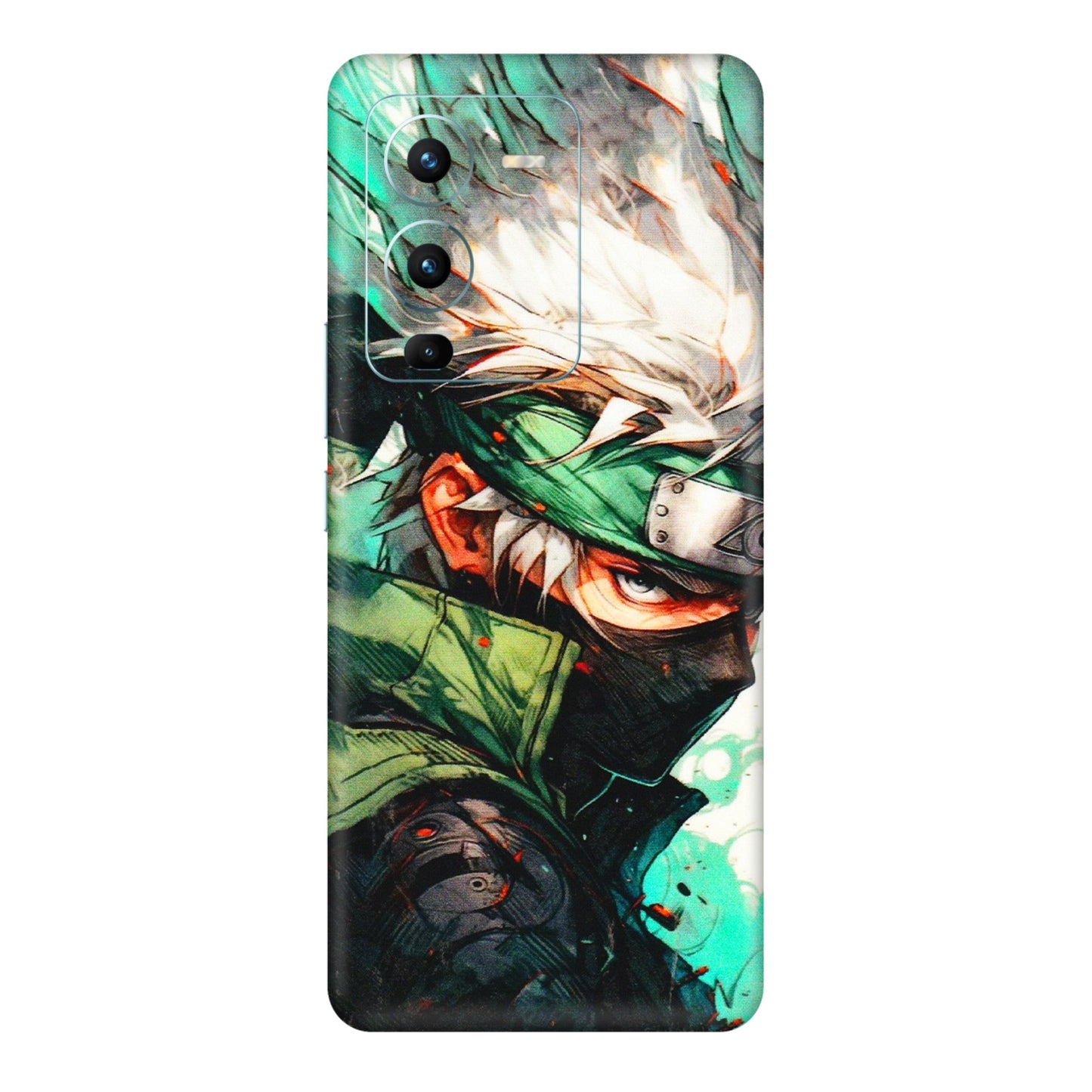 VIVO Z/V/X/T/U/S Series Phone Skins (All Models) - Kakashi Side Profile - 3D Embossed Finish (L-249) Vivo V25 Pro