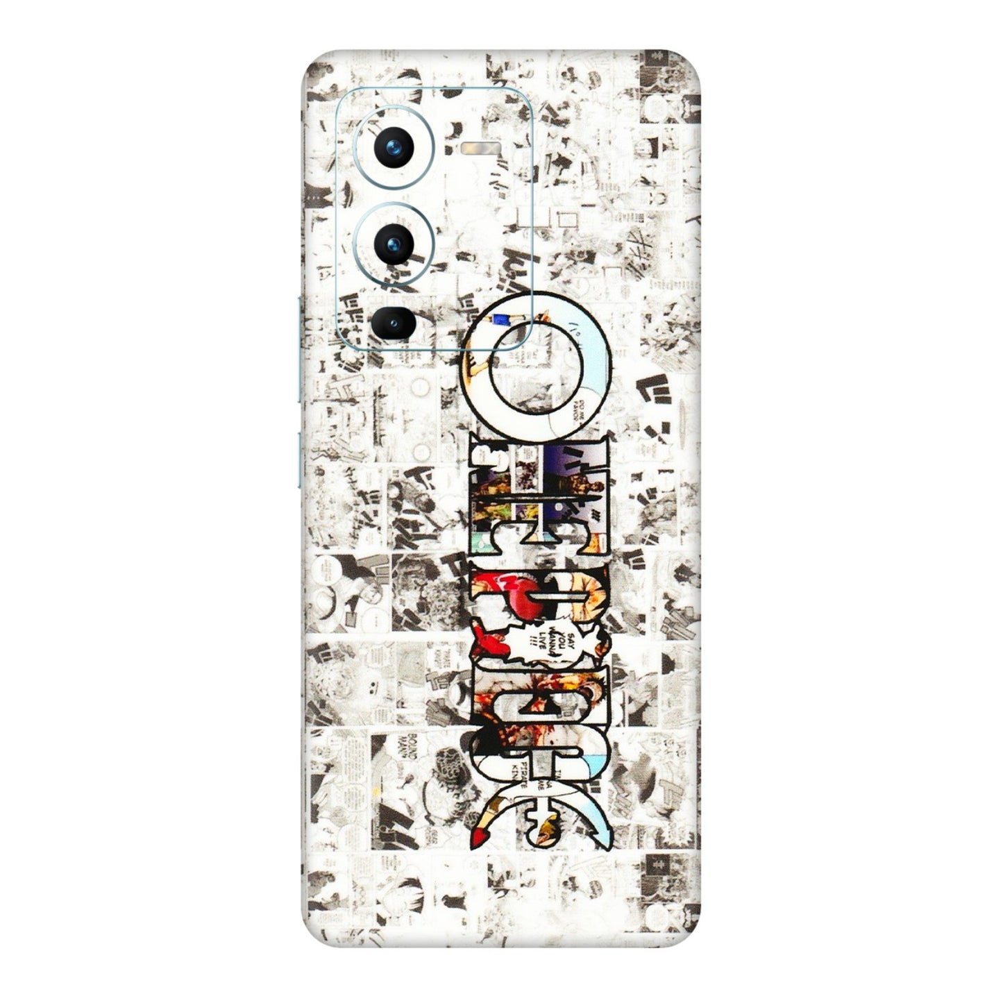 VIVO Z/V/X/T/U/S Series Phone Skins (All Models) - One Piece Manga - 3D Embossed Finish (L-26) Vivo V25 Pro