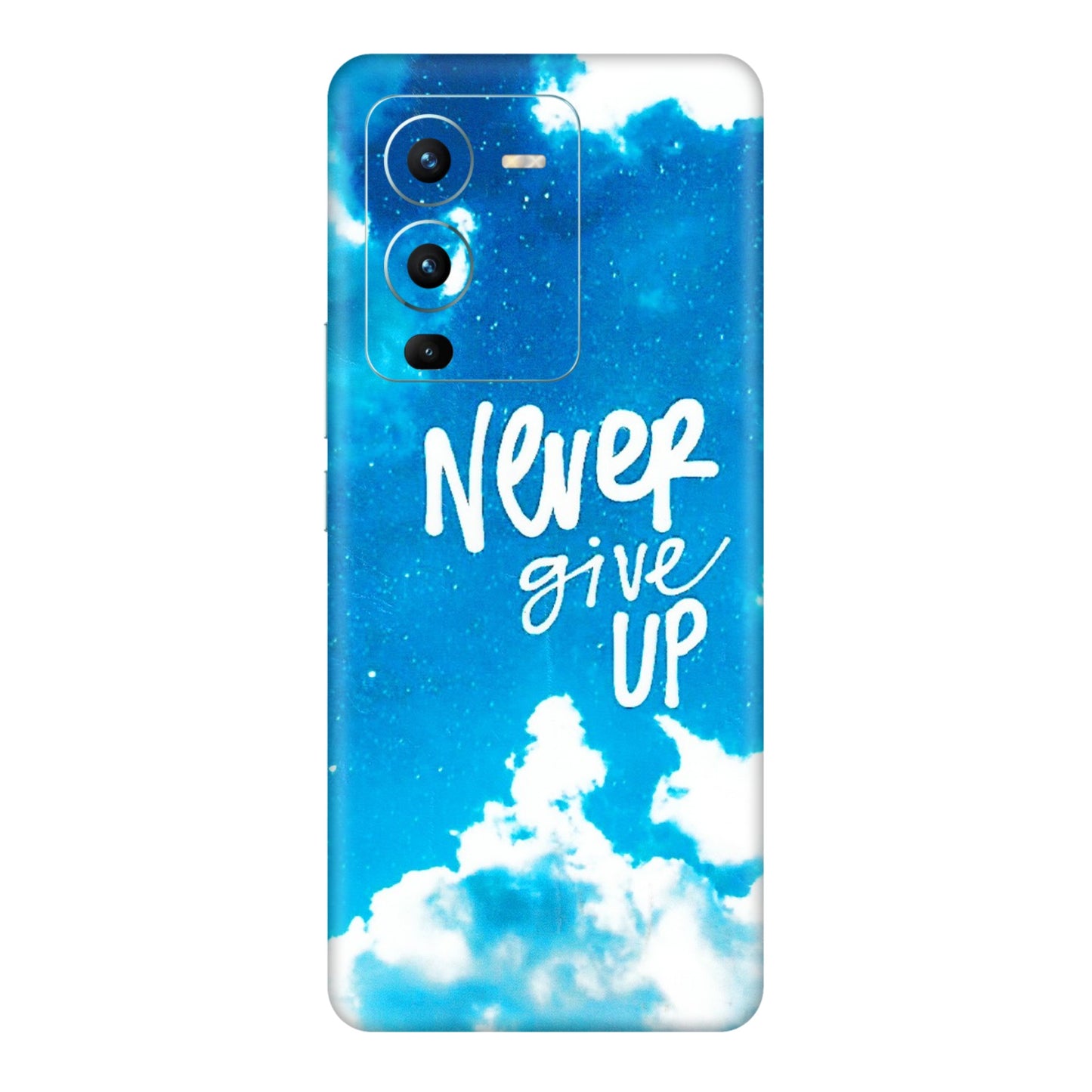 VIVO Z/V/X/T/U/S Series Phone Skins (All Models) - Never Give Up - 3D Embossed Finish (L-279) Vivo V25 Pro