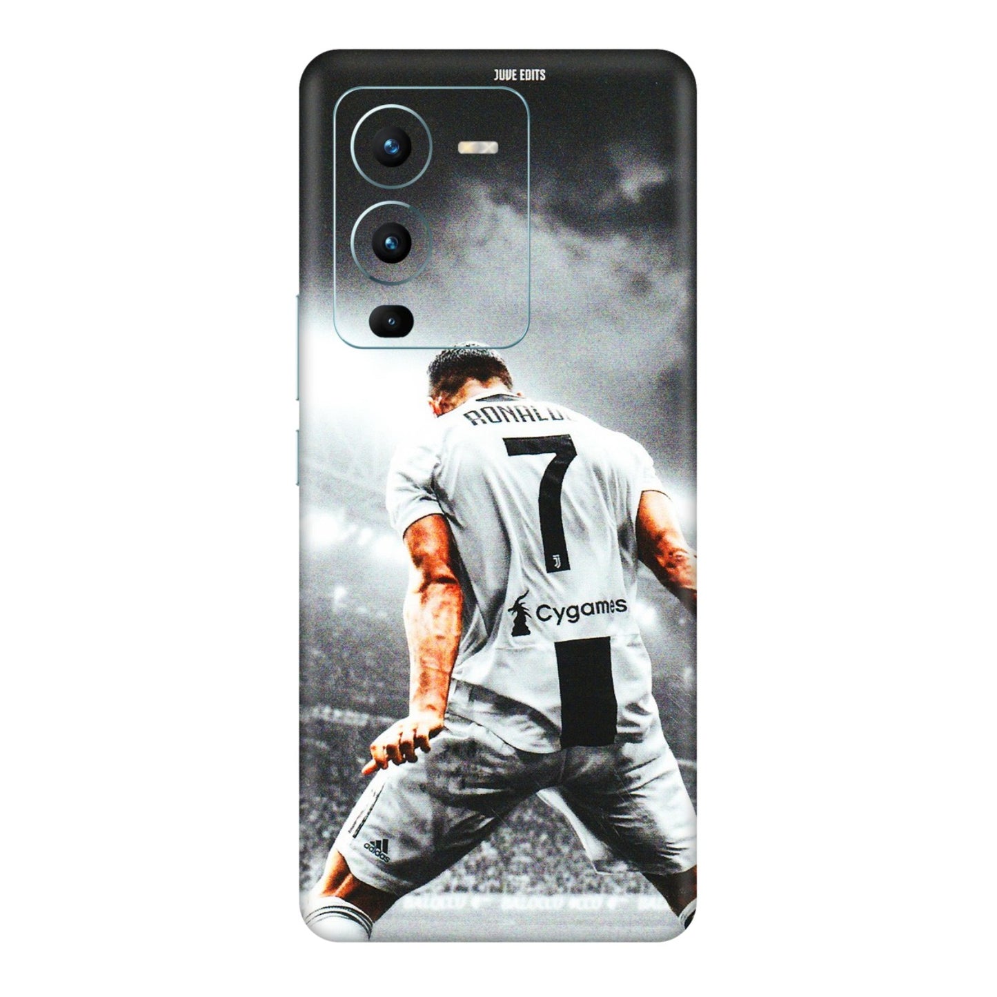VIVO Z/V/X/T/U/S Series Phone Skins (All Models) - Ronaldo CR7 Crazy - 3D Embossed Finish (L-44) Vivo V25 Pro