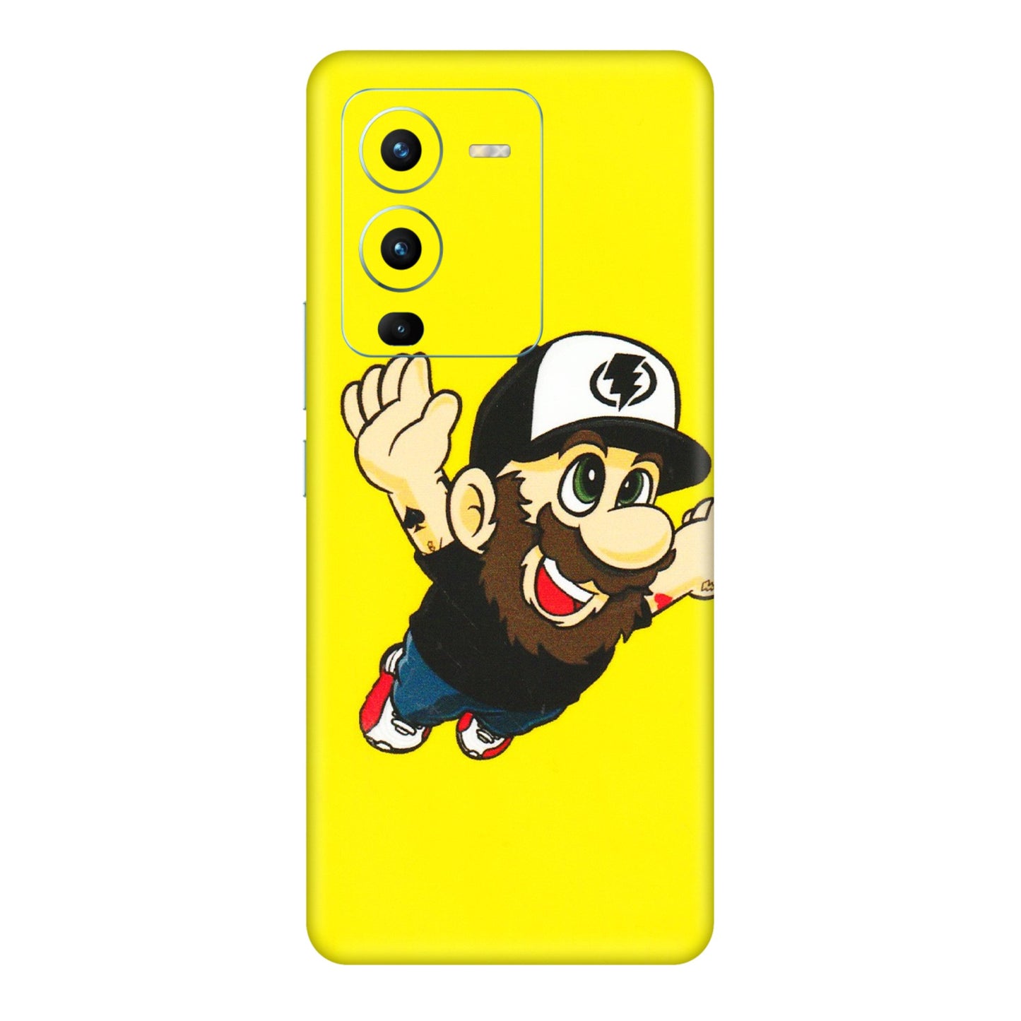 VIVO Z/V/X/T/U/S Series Phone Skins (All Models) - Flying Beardo - 3D Embossed Finish (L-60) Vivo V25 Pro