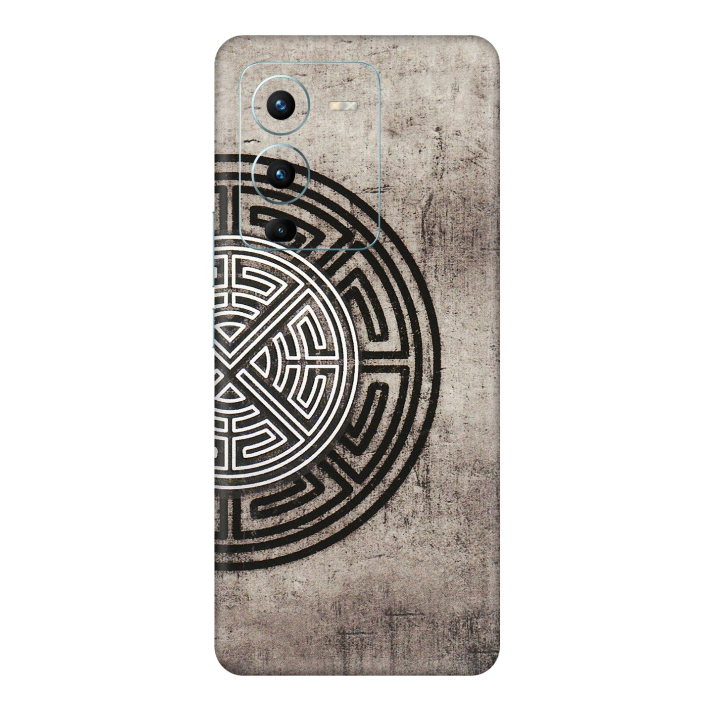 VIVO Z/V/X/T/U/S Series Phone Skins (All Models) - Mysterious Circular Design - 3D Embossed Finish (L-63) Vivo V25 Pro