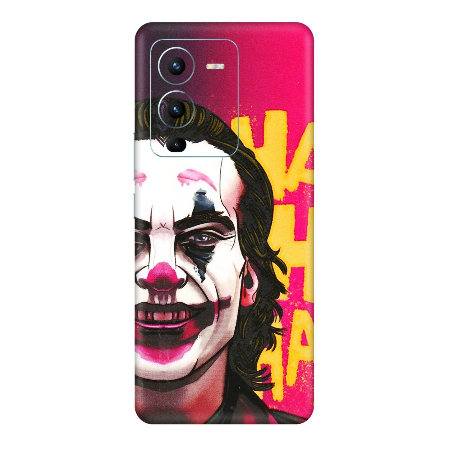 VIVO Z/V/X/T/U/S Series Phone Skins (All Models) - Joker Evil Laugh - 3D Embossed Finish (L-97) Vivo V25 Pro