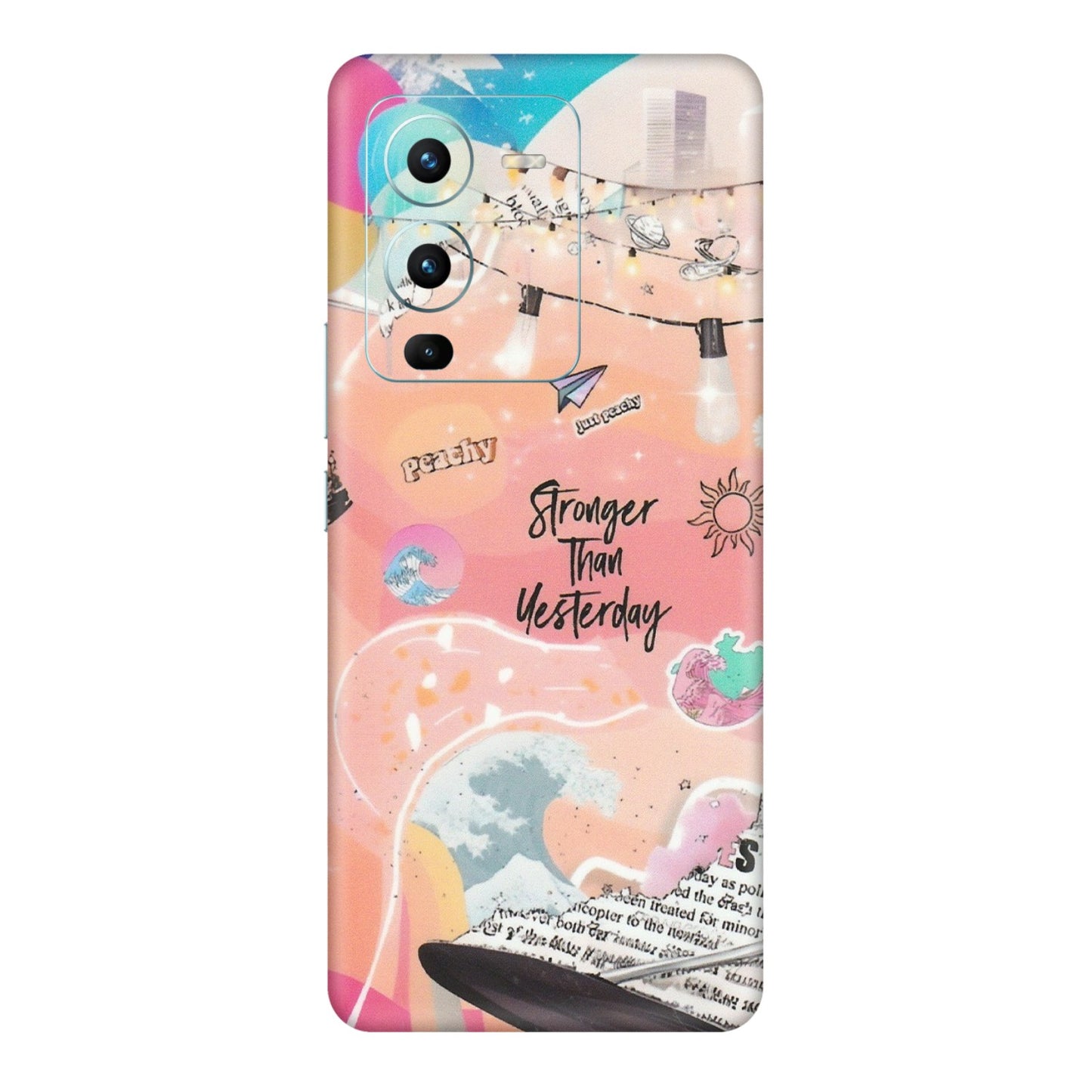 VIVO Z/V/X/T/U/S Series Phone Skins (All Models) - Stronger Then Yesterday - Matte Finish (M-128) Vivo V25 Pro