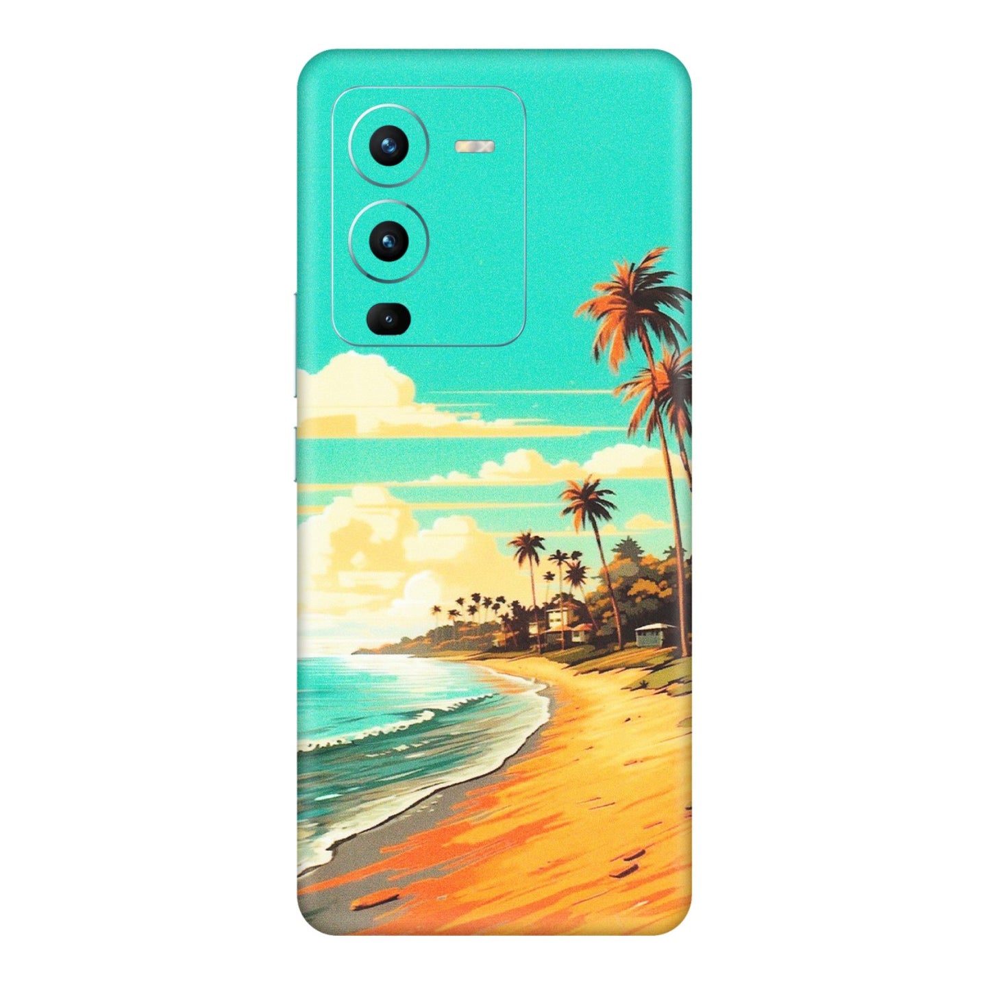 VIVO Z/V/X/T/U/S Series Phone Skins (All Models) - Miami Beach - Matte Finish (M-136) Vivo V25 Pro