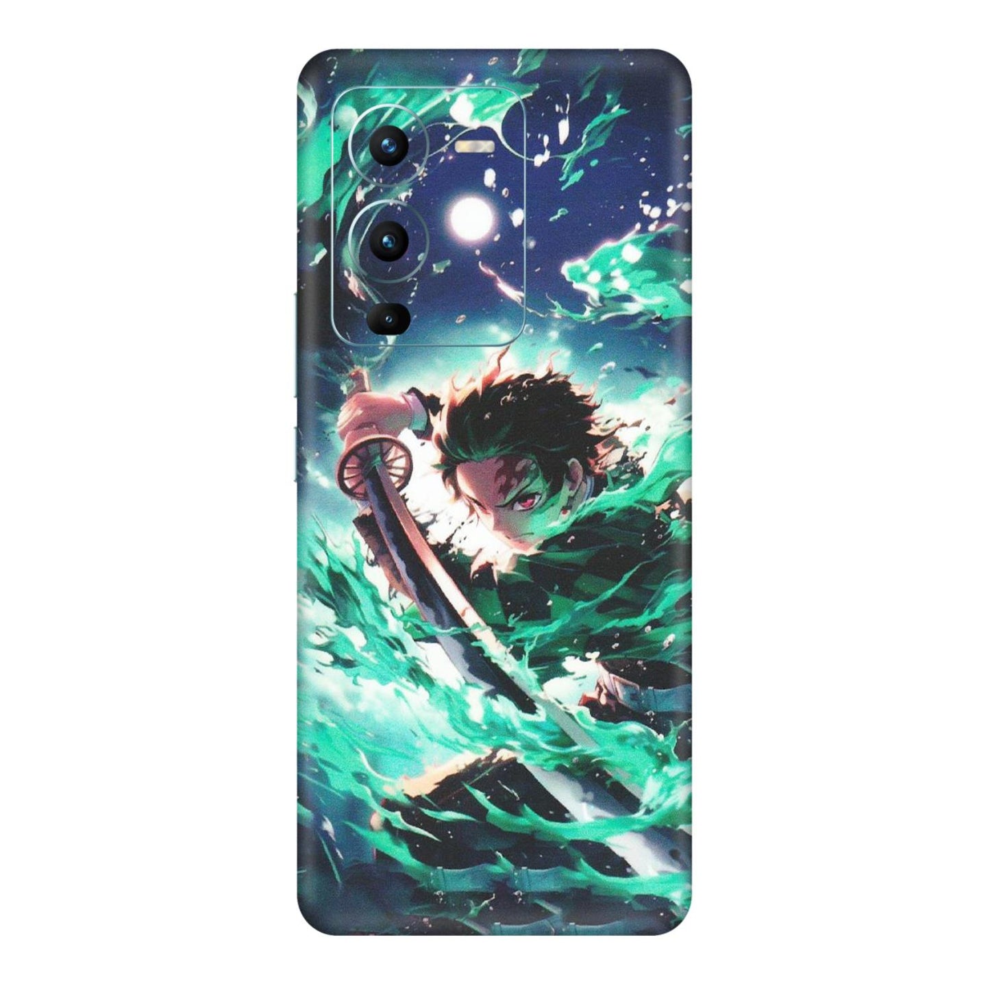 VIVO Z/V/X/T/U/S Series Phone Skins (All Models) - Sword Fighter Anime - Matte Finish (M-29) Vivo V25 Pro
