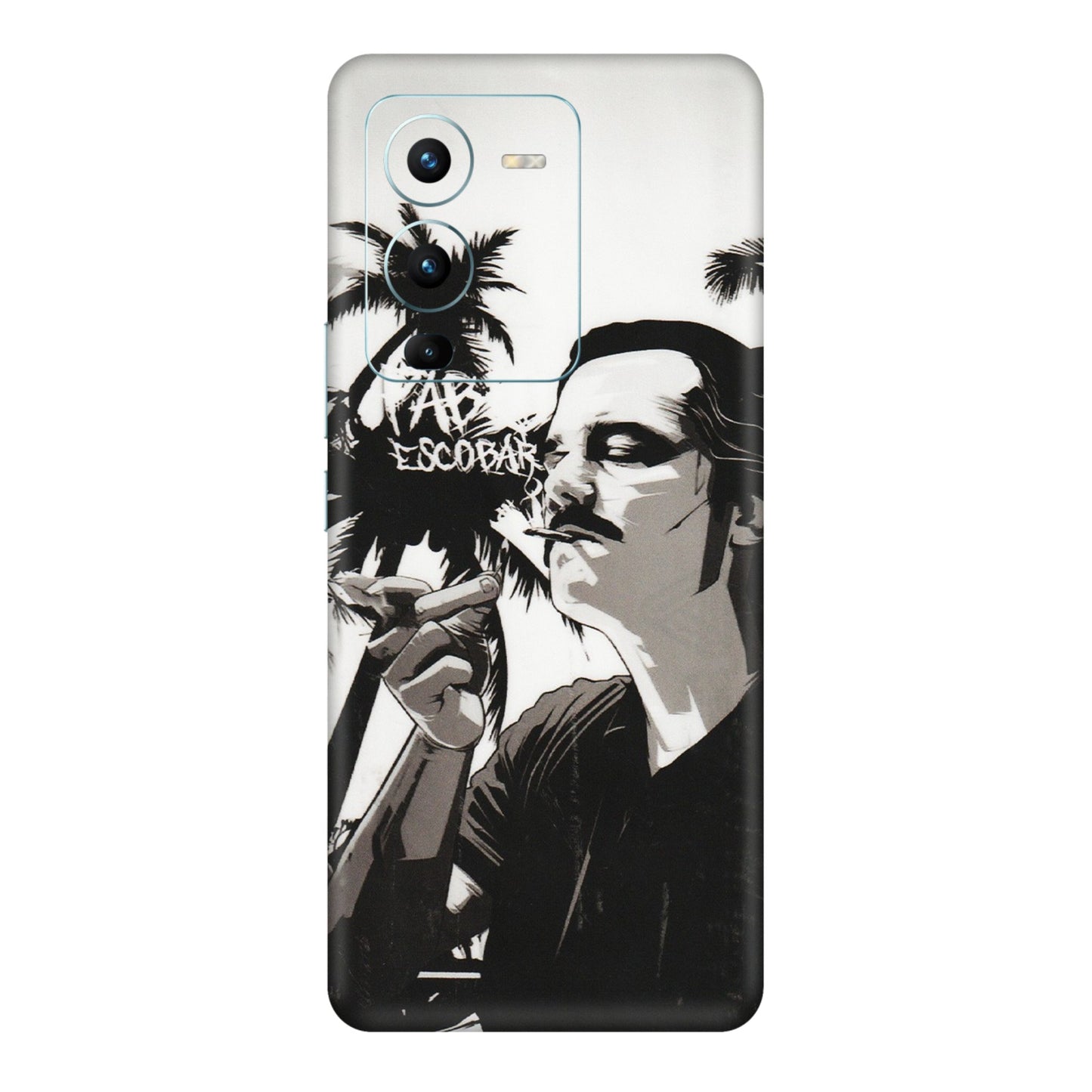 VIVO Z/V/X/T/U/S Series Phone Skins (All Models) - Pab Escobar - Transparent Finish (T-05) Vivo V25 Pro